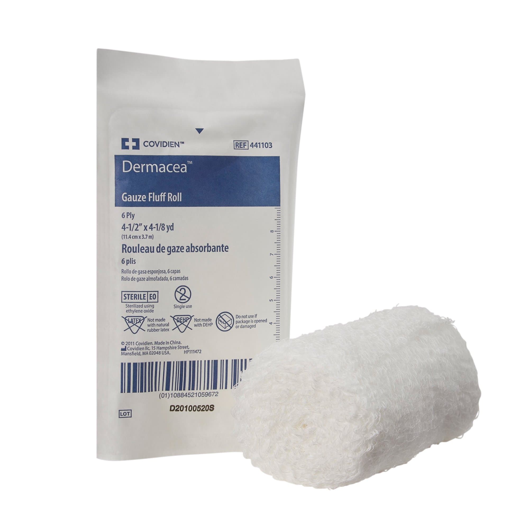 Dermacea Fluff Bandage Roll, Sterile