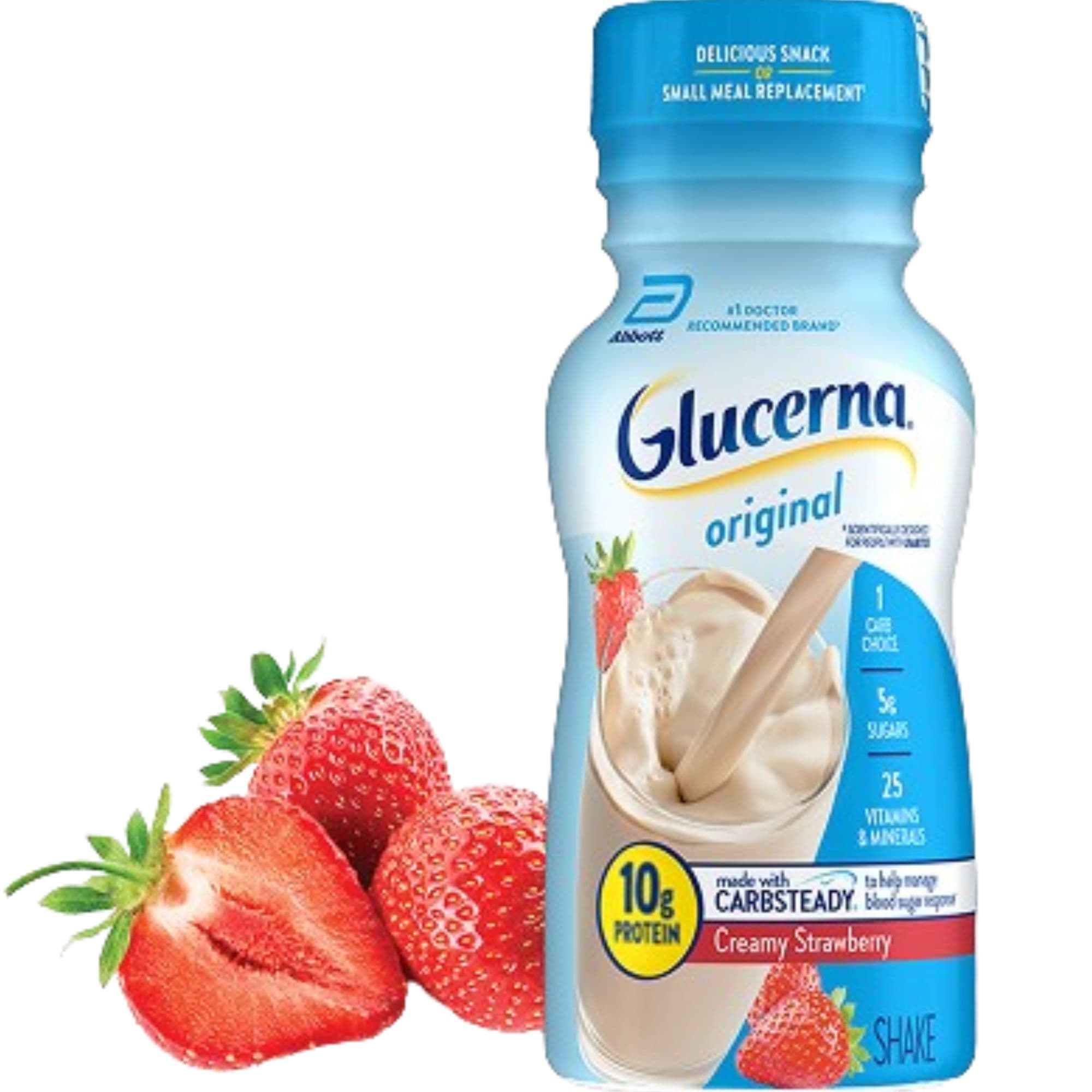 Glucerna Original Diabetic Shake, Creamy Strawberry