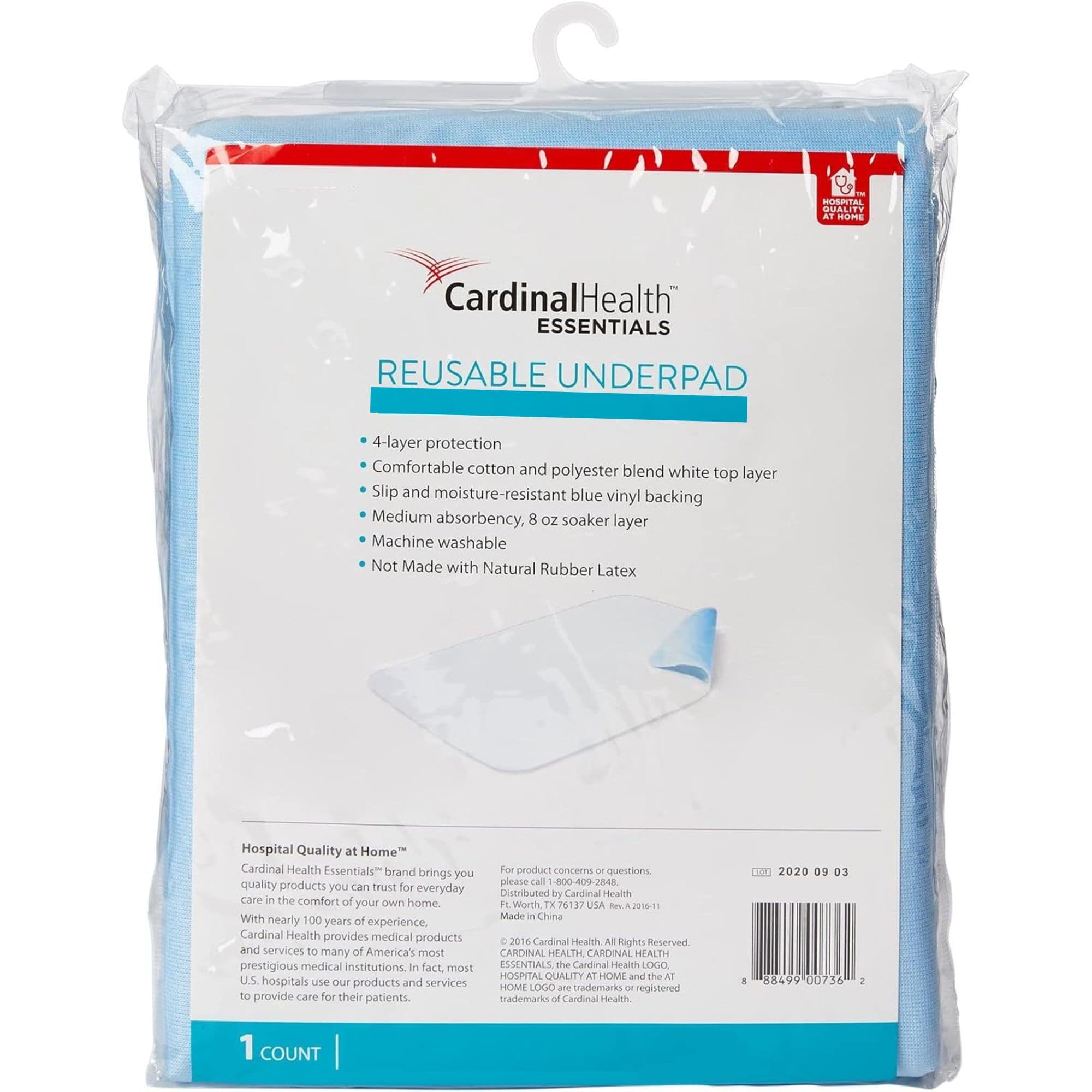 Cardinal Health Reusable Underpad, Moderate Absorbency