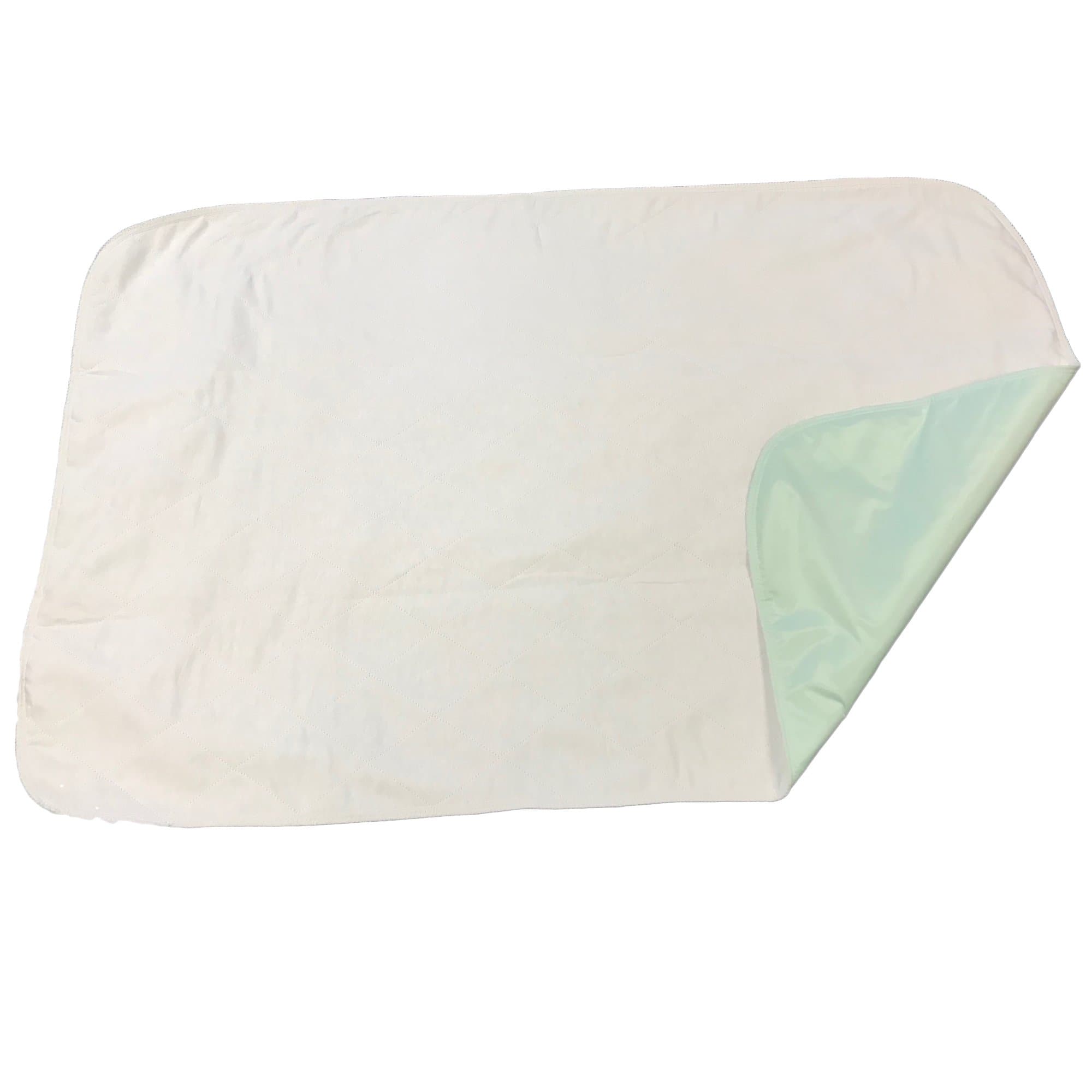 Beck's Classic Birdseye Reusable Underpad, Green, Heavy Absorbency