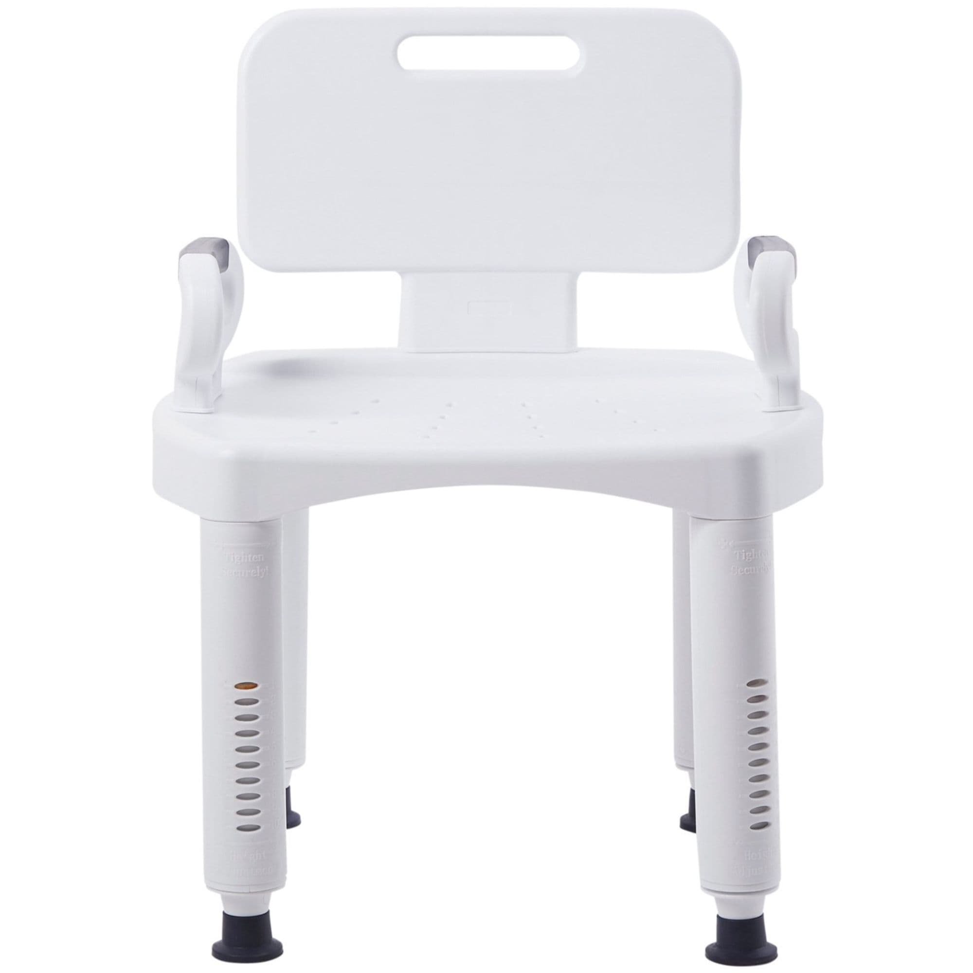 McKesson Removable Arm Rail Plastic Bath Bench