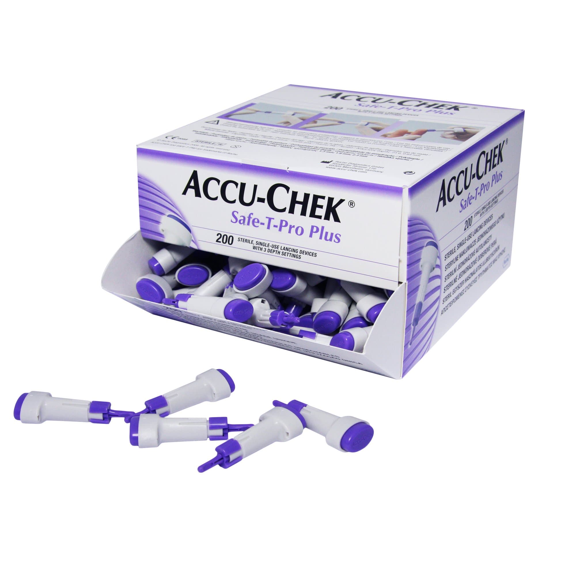 Accu-Chek Safe-T-Pro Plus Adjustable Depth Lancet