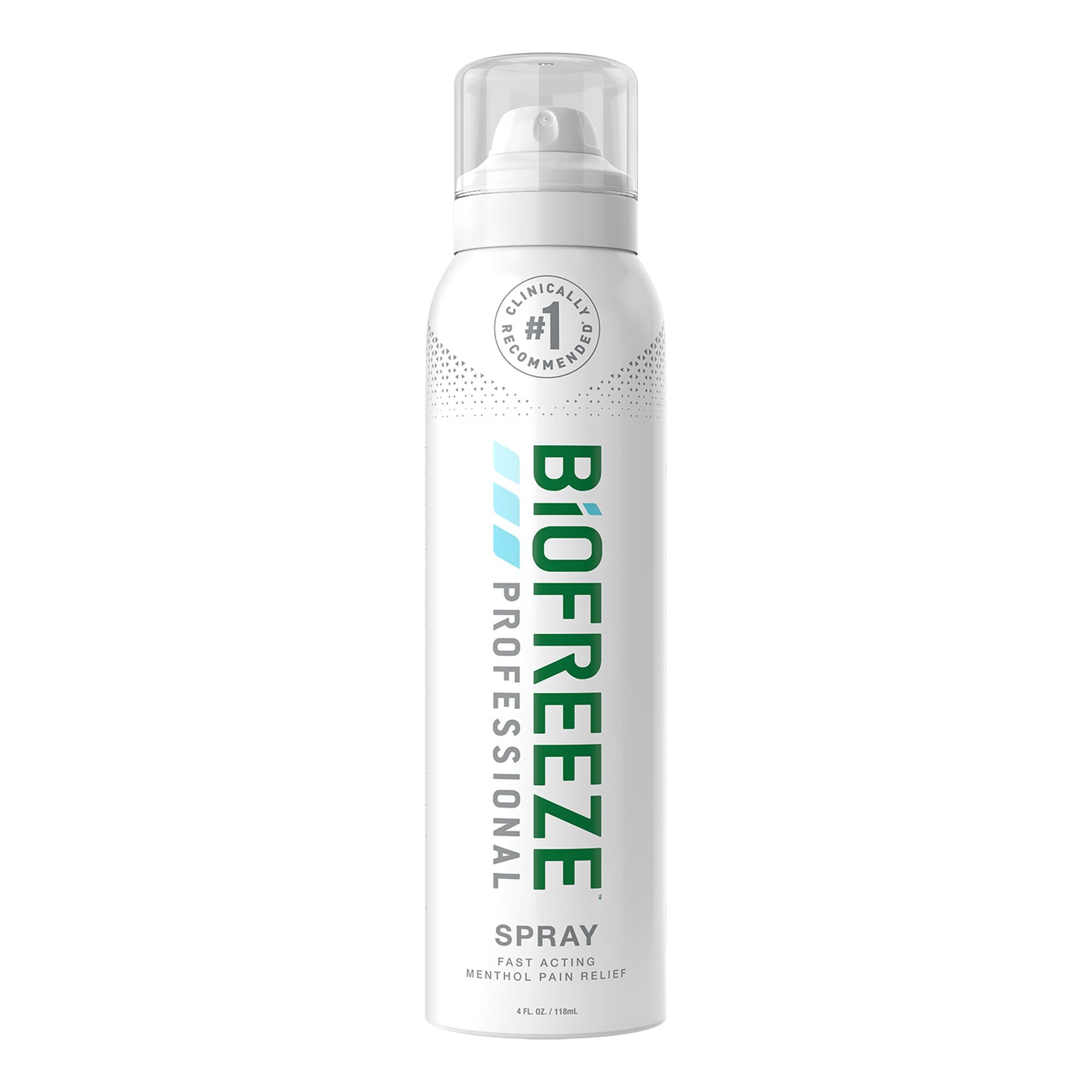 Biofreeze Professional Fast Acting Menthol Pain Relief Spray, 4 oz.