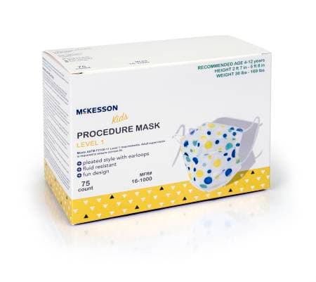 McKesson Kids Procedure Mask, Level 1