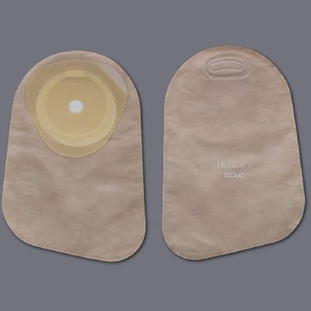 Hollister Premier Colostomy Pouch, 9' Length, 5/8 to 2-1/8' Stoma, Trim To Fit, Beige