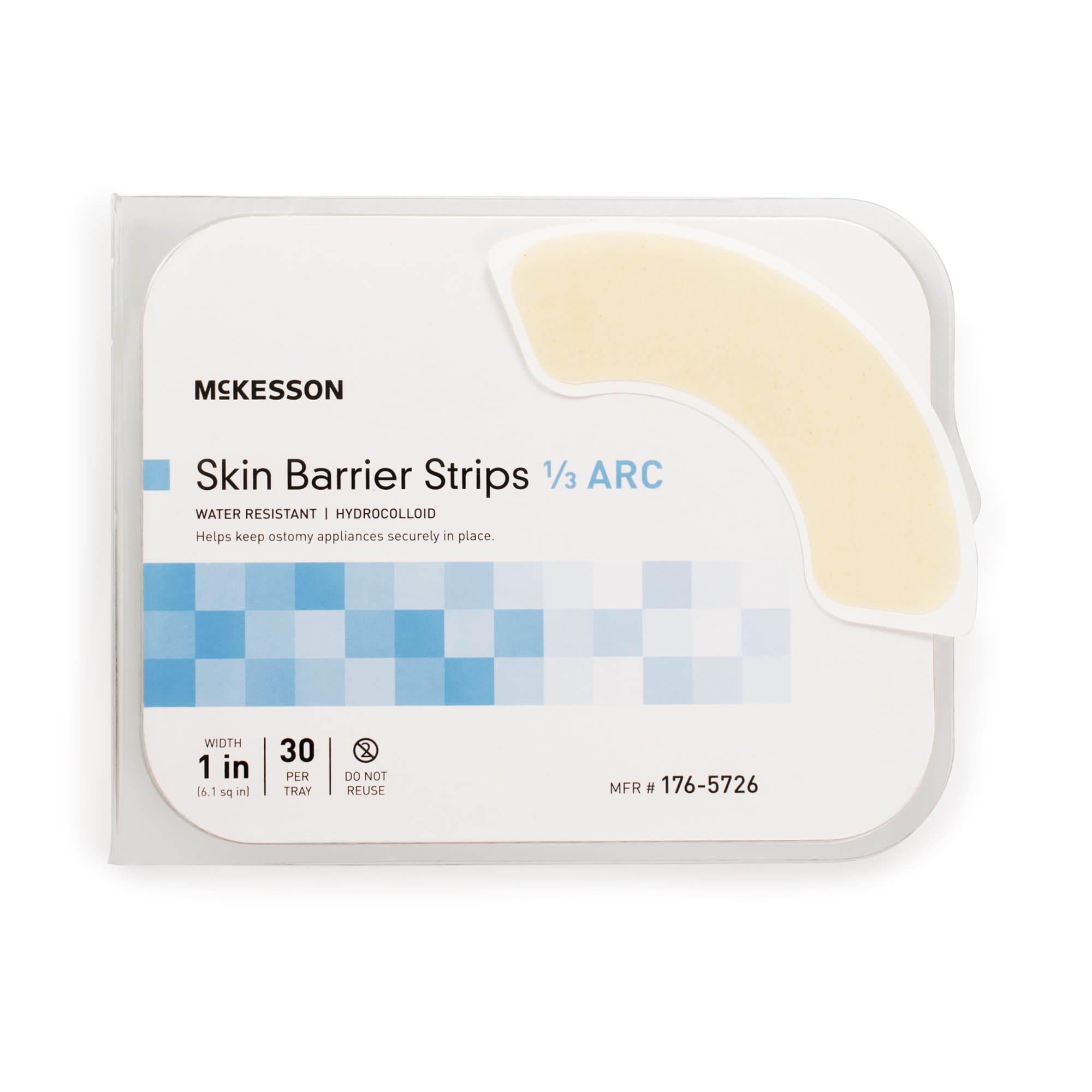 McKesson Skin Barrier Strips, 1/3 ARC