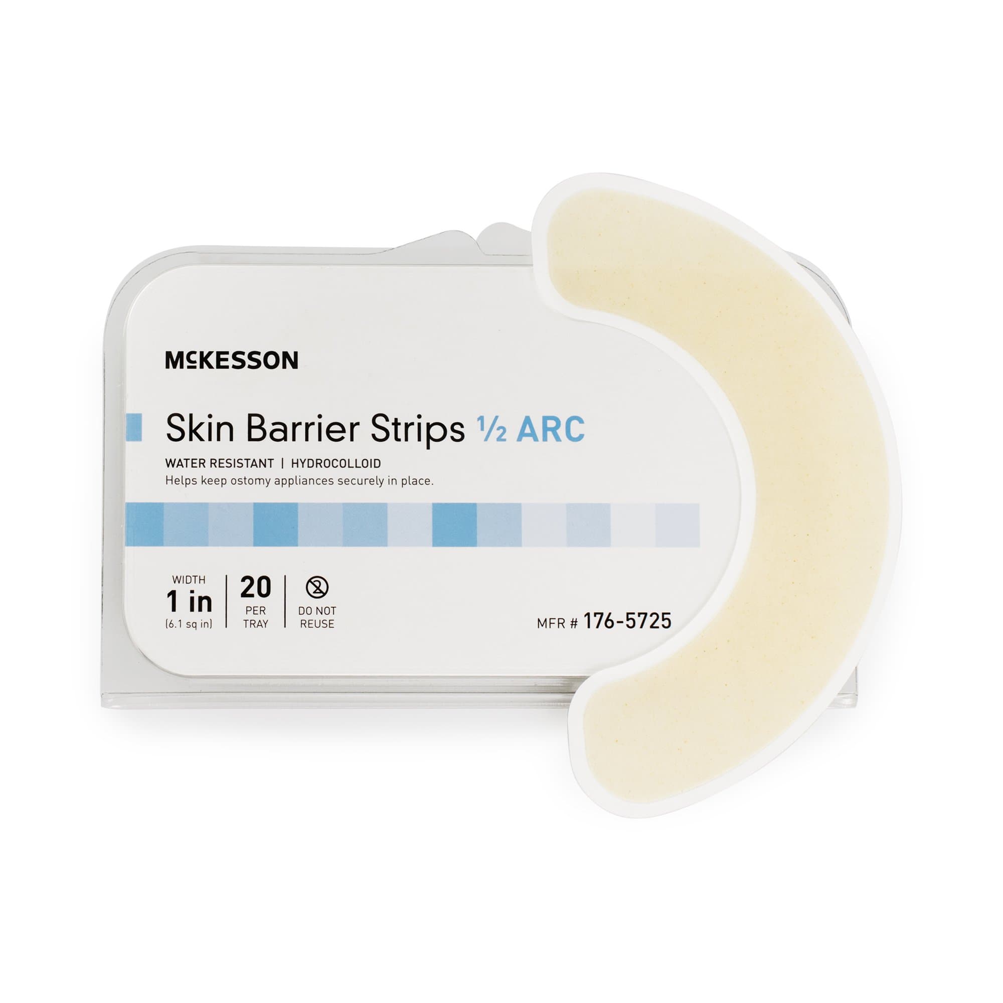 McKesson Skin Barrier Strips, 1/2 ARC