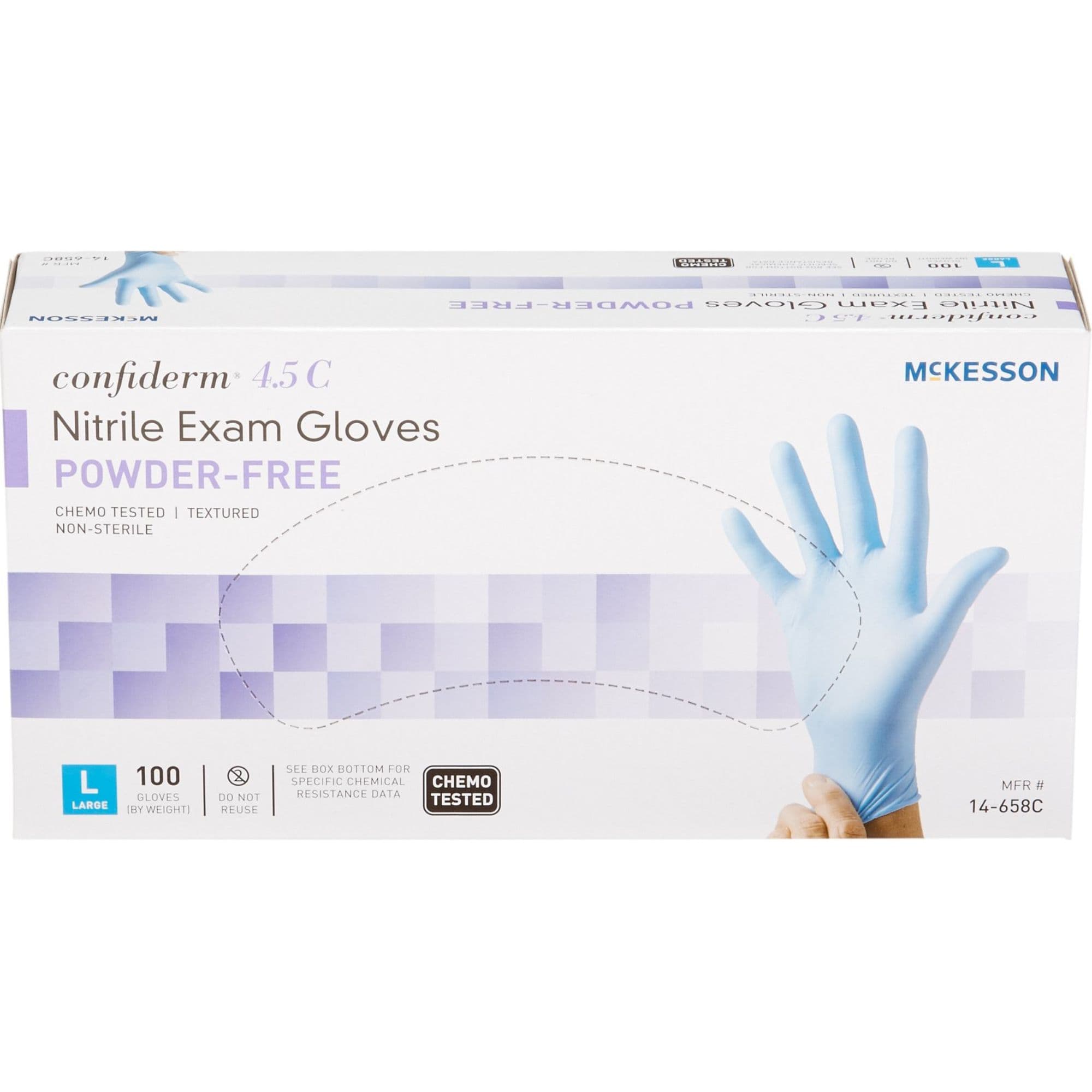 McKesson Confiderm 4.5C Nitrile Gloves