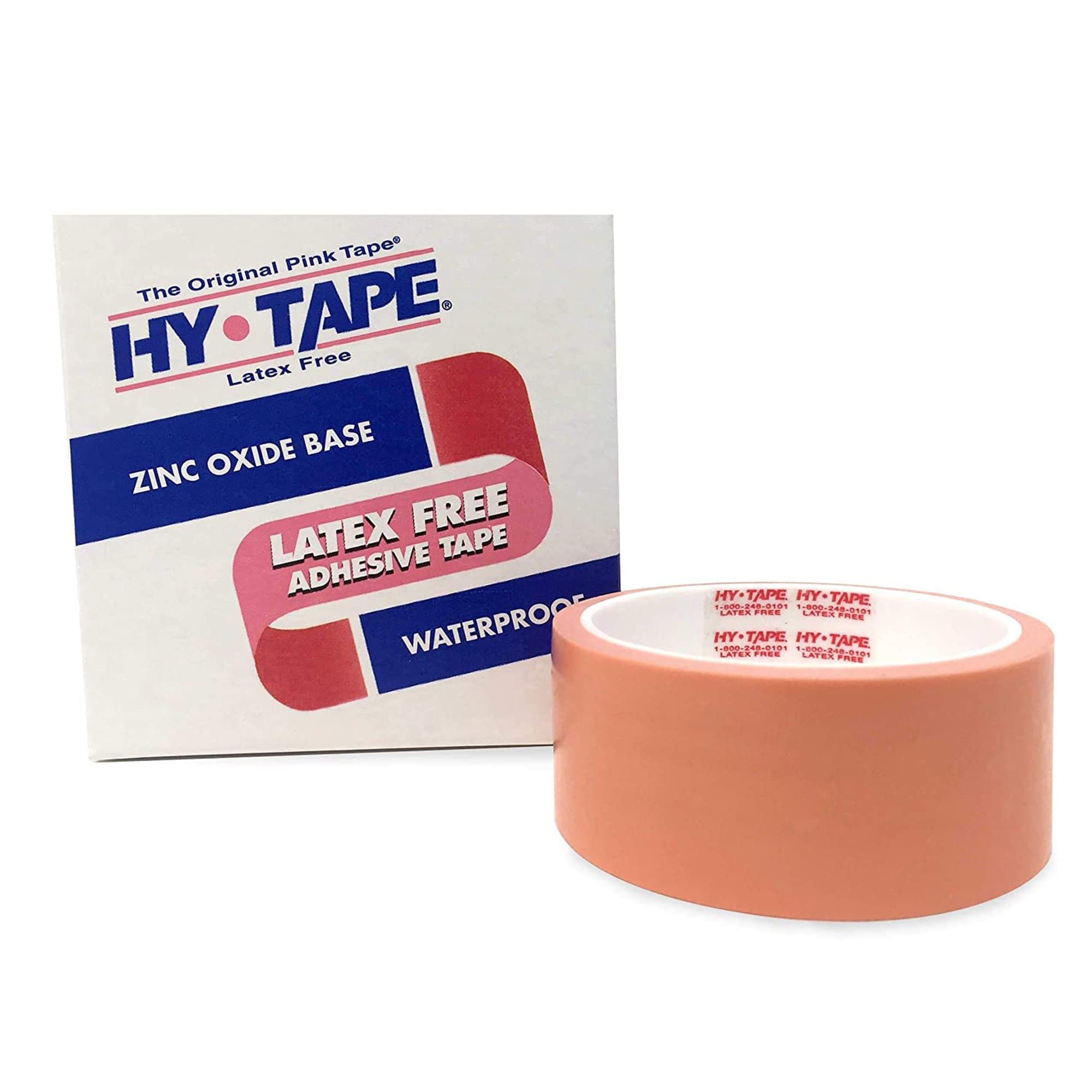 Hy-Tape Latex Free Zinc Oxide-Base Adhesive Tape, Waterproof, 1" X 5 yds