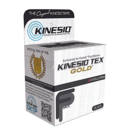 Kinesio Tex Gold Kinesiology Tape, 2 Inch x 5½ Yard, Black