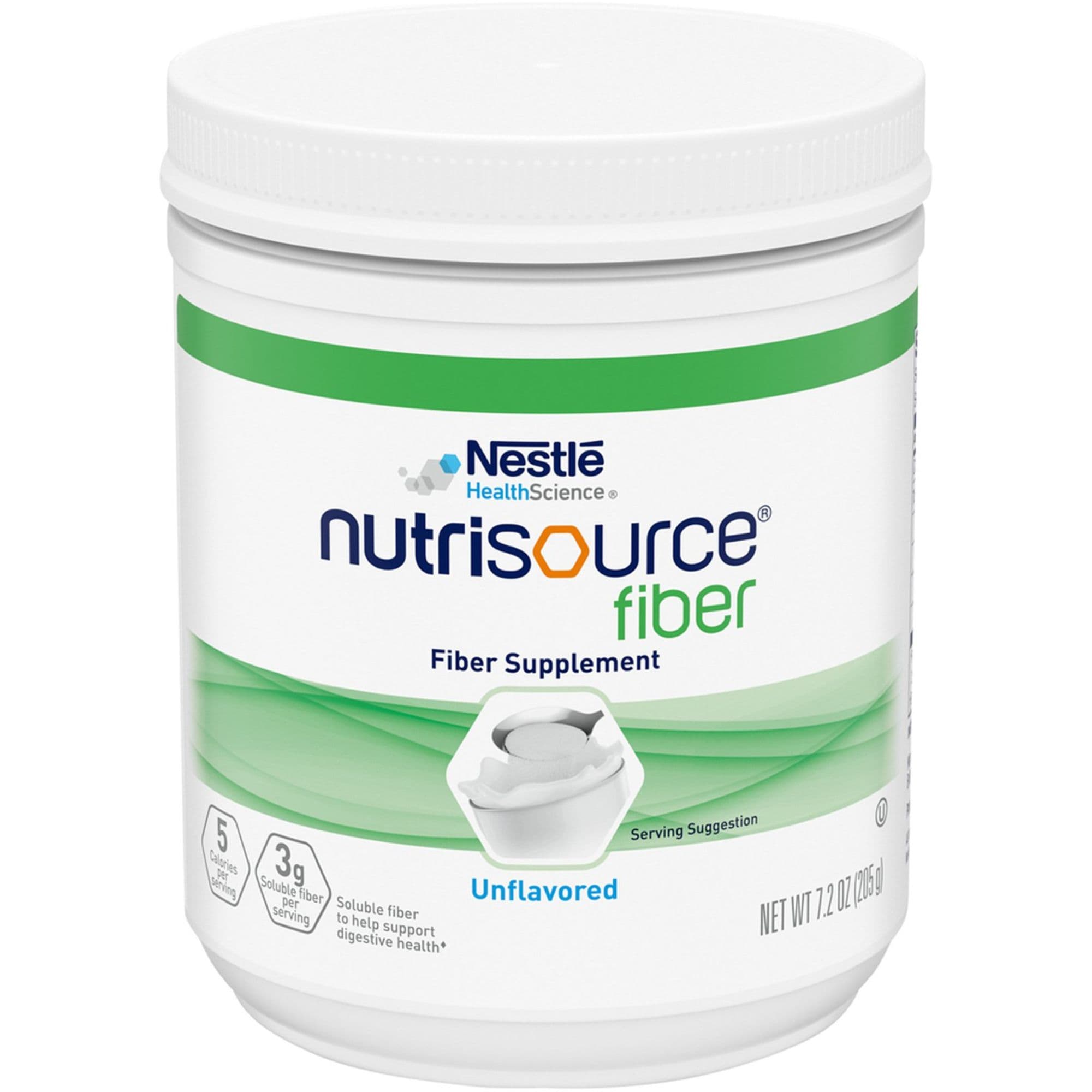 Nutrisource Fiber Supplement Powder, Unflavored, 7.2 oz.