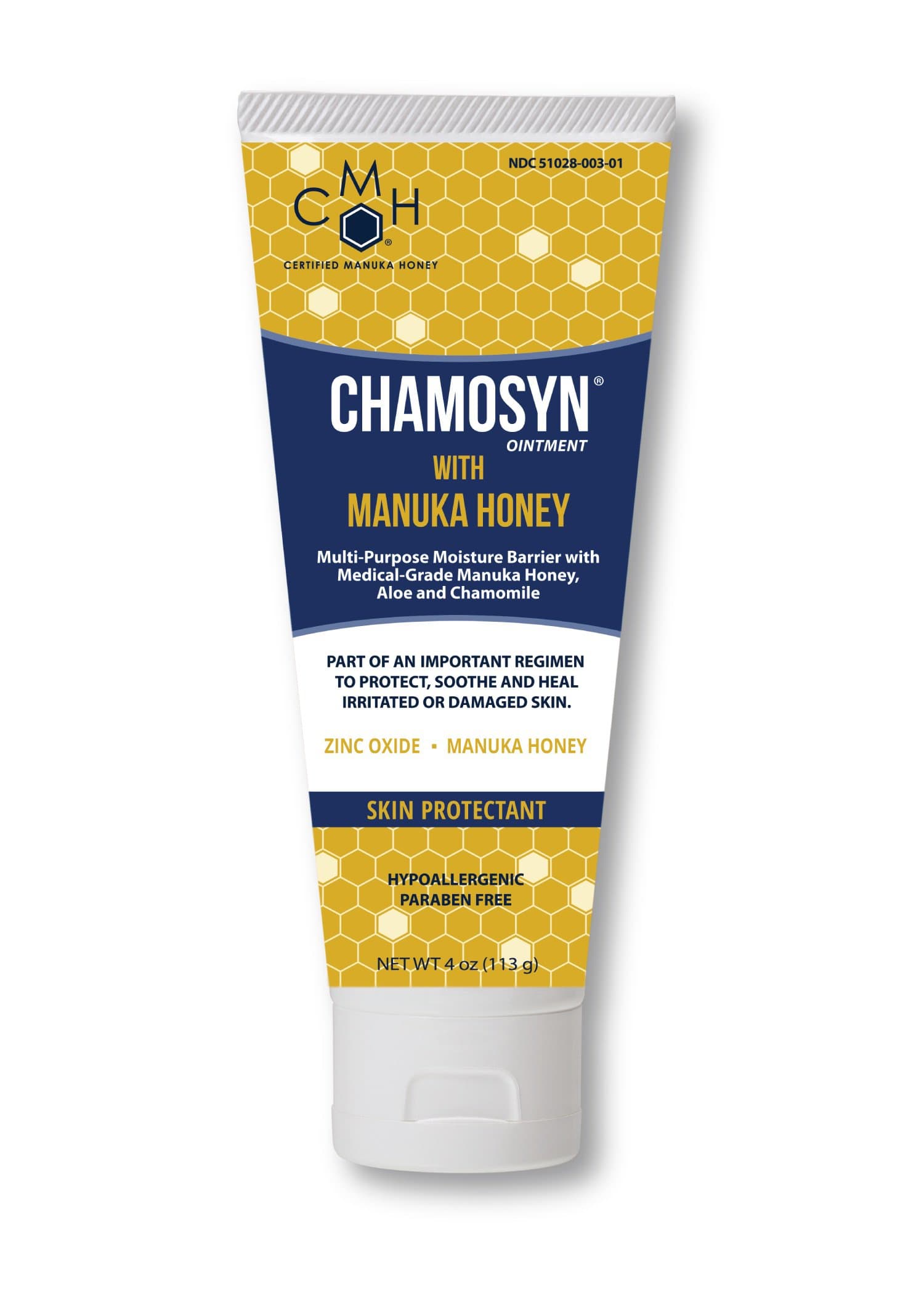 Chamosyn with Manuka Honey Multi-Purpose Moisture Barrier Skin Protectant, 4 oz.