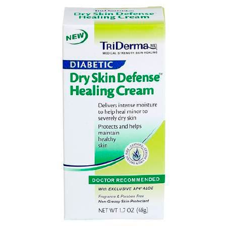 TriDerma MD Diabetic Dry Skin Defense Healing Cream, 4.2 oz.