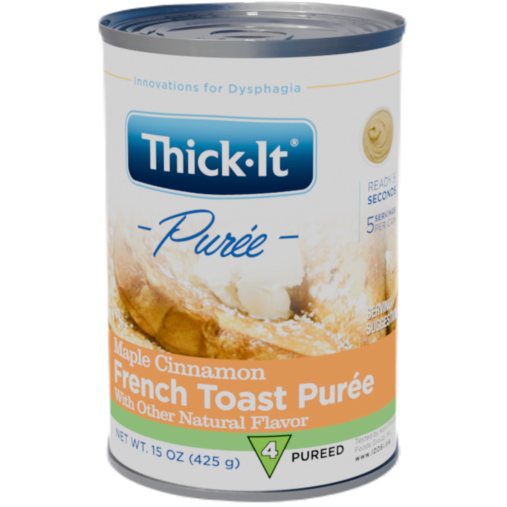 Thick-It Puree Maple Cinnamon French Toast IDDSI Level 4 Dysphagia Canned Meal