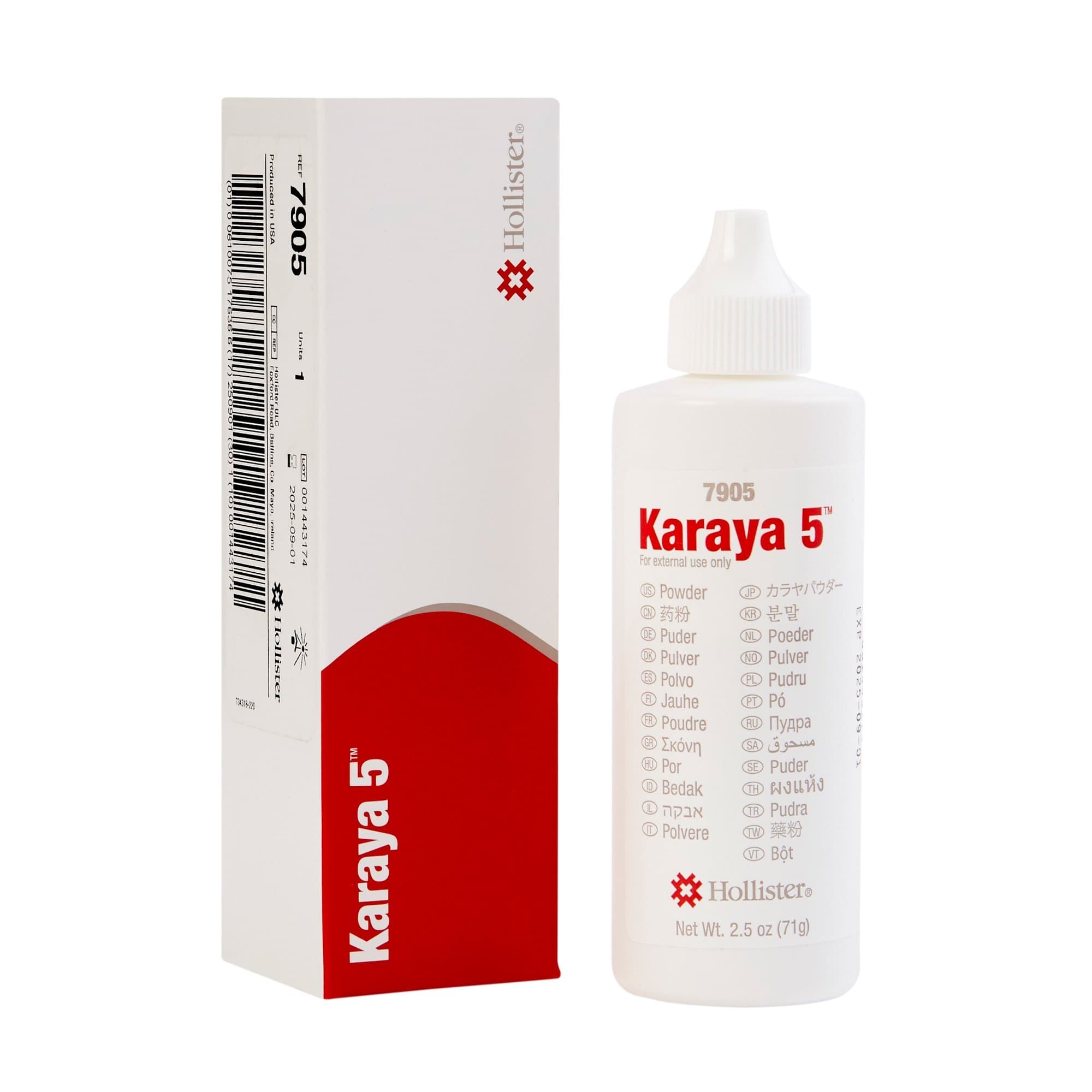 Hollister Karaya 5 Ostomy Barrier Powder, 2.5 oz