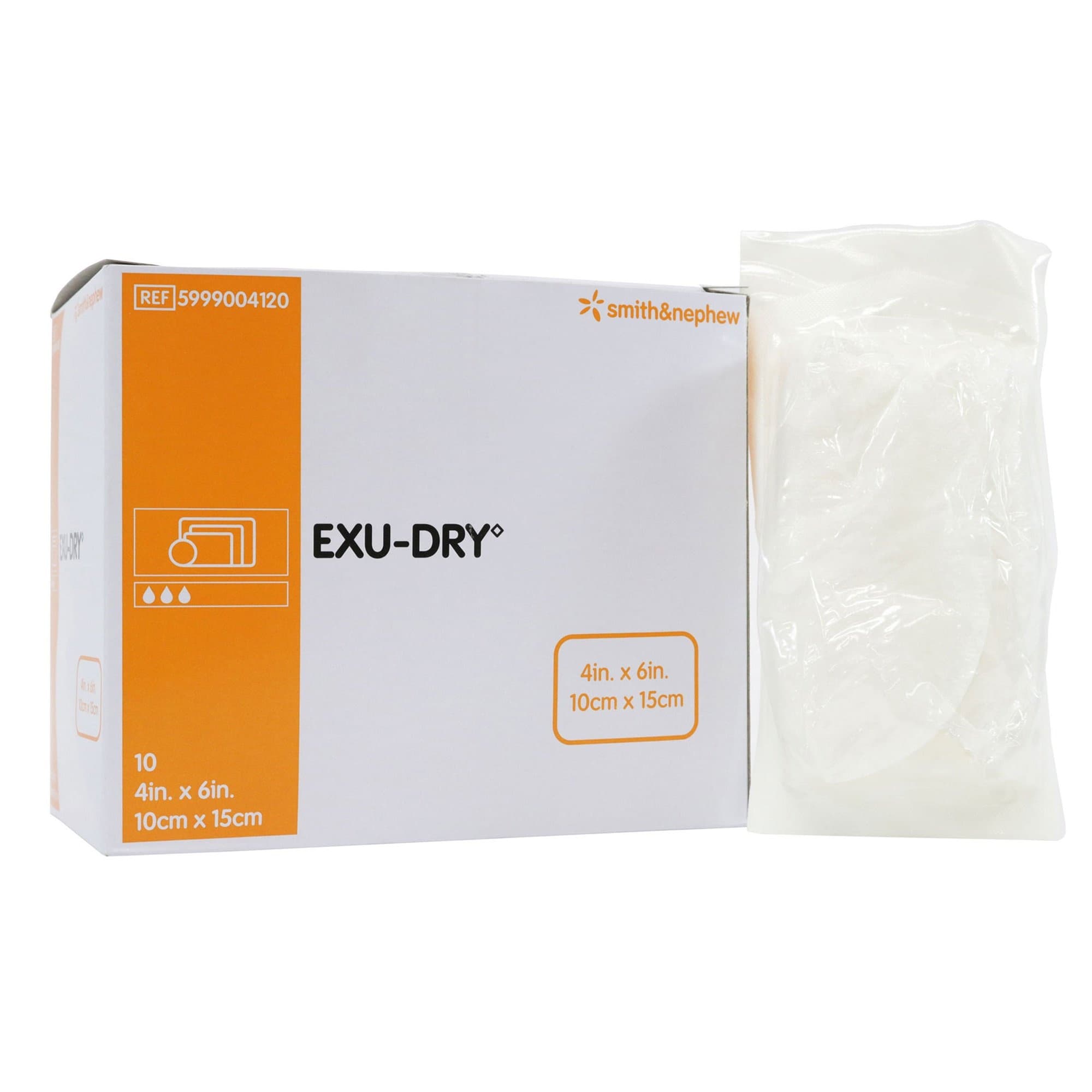 Smith & Nephew Exu-Dry Anti-Shear Absorbent Dressing, 4 X 6"