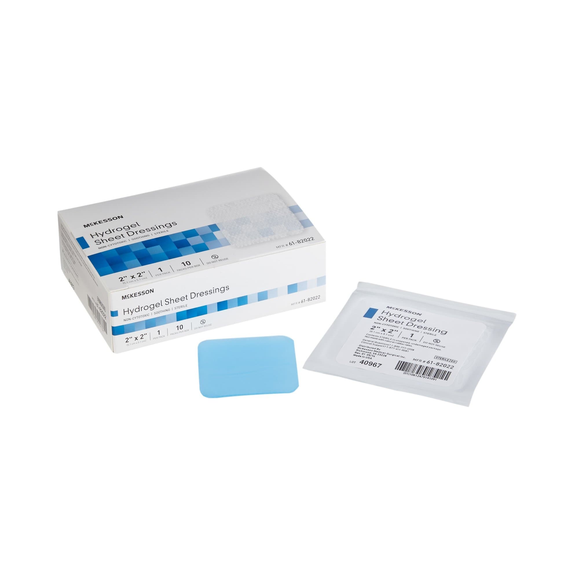 McKesson Hydrogel Sheet Dressing, 2 X 2"