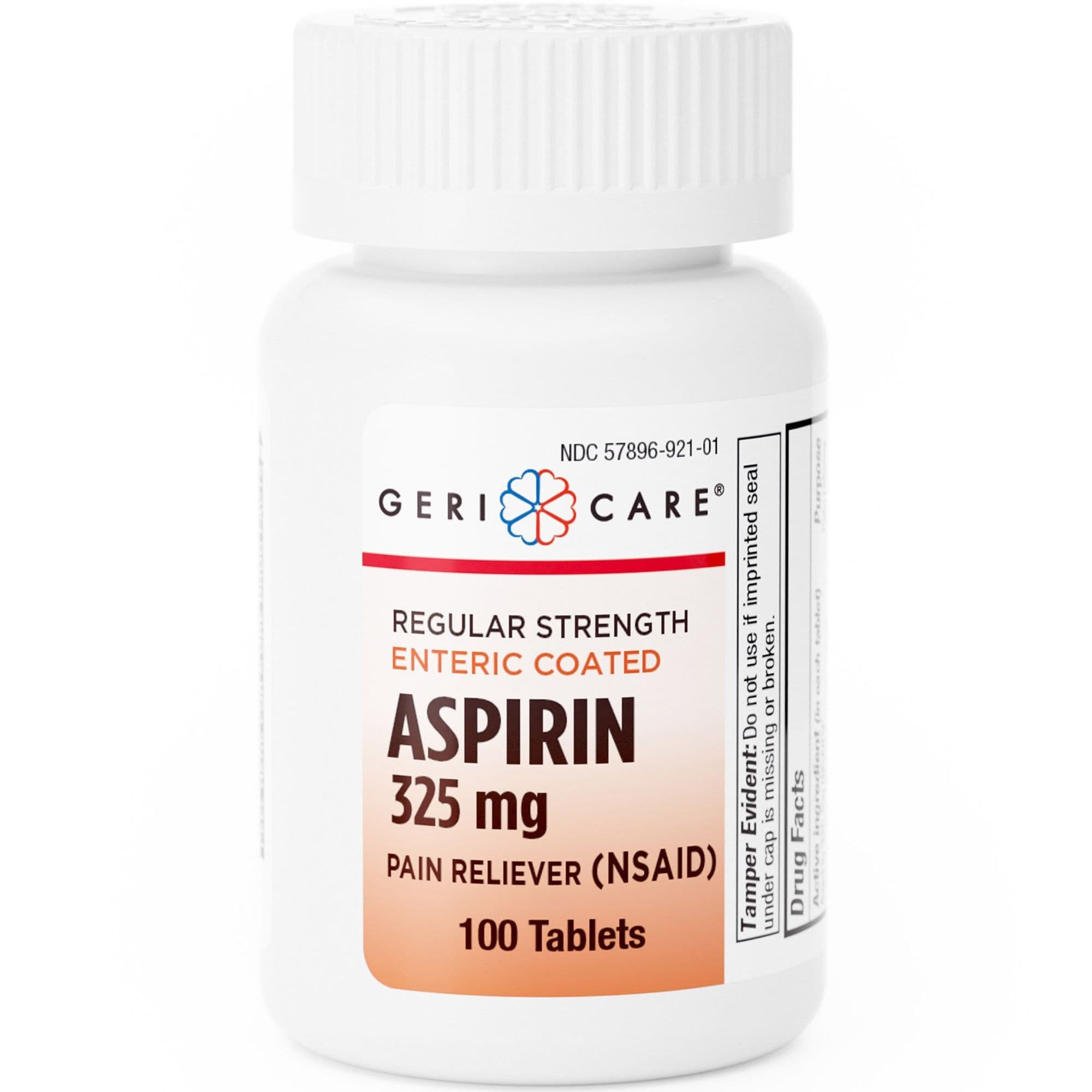 Geri-Care Regular Strength Enteric Coated Aspirin, 325 mg