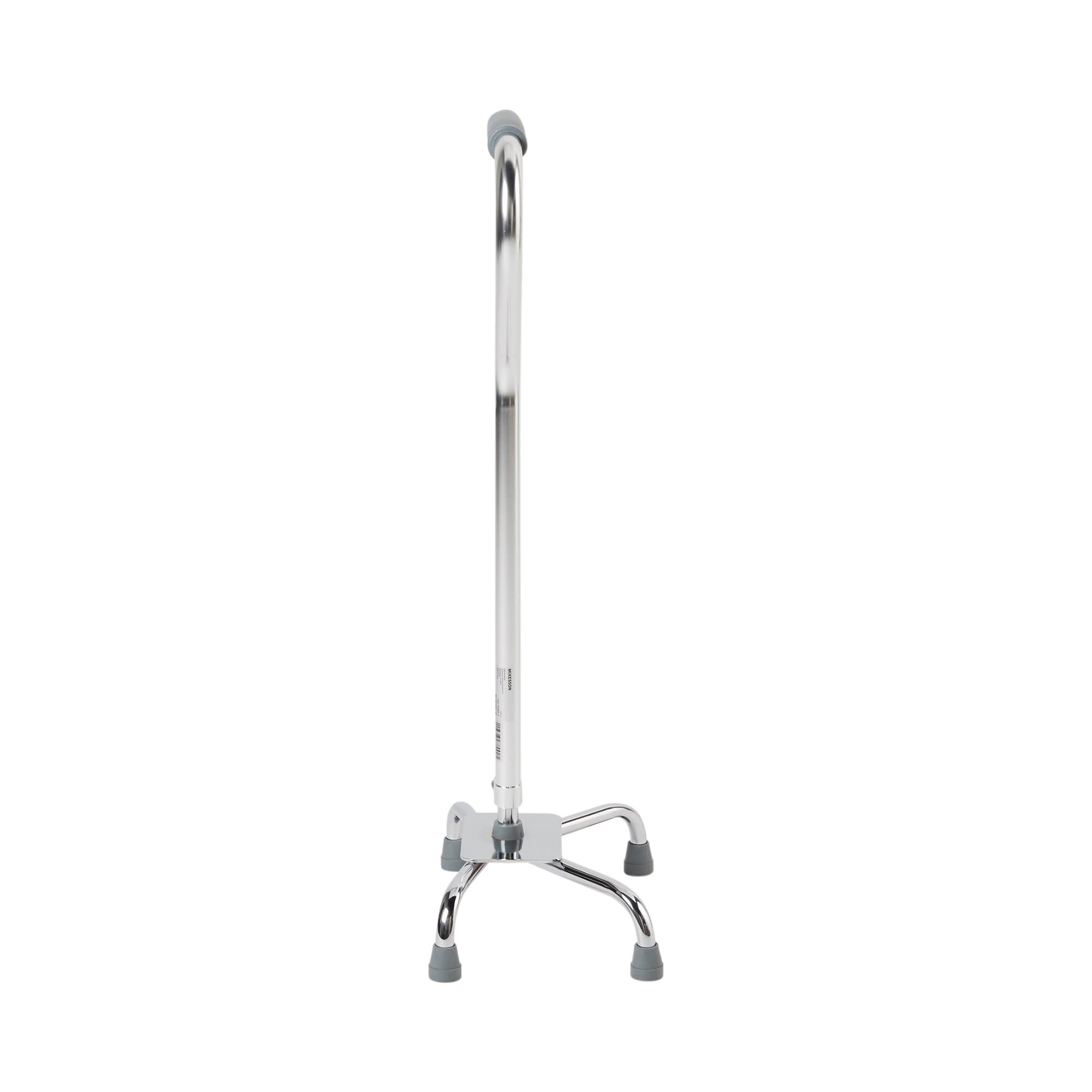 McKesson Steel Chrome Offset Quad Cane