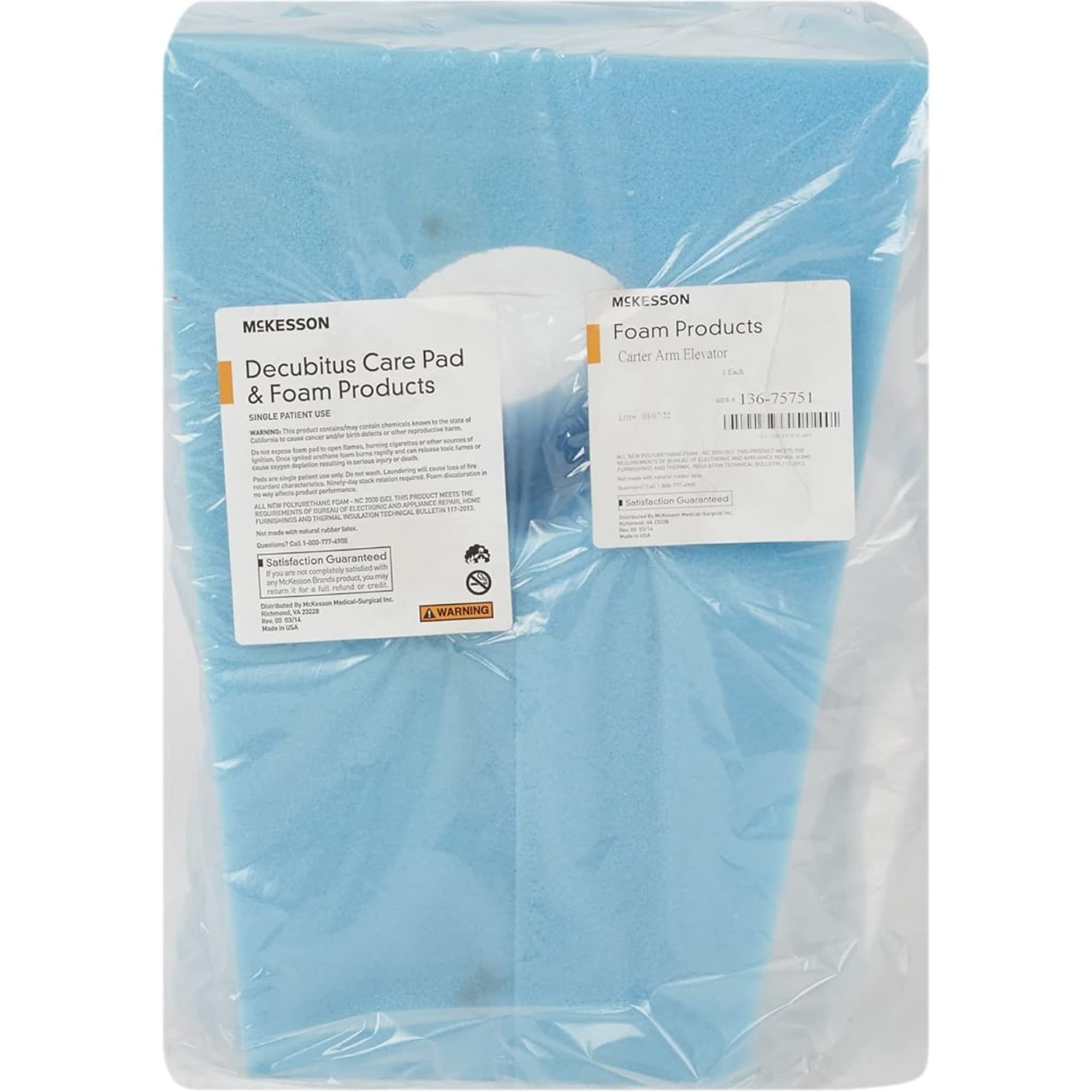 McKesson Foam Carter Arm Elevator