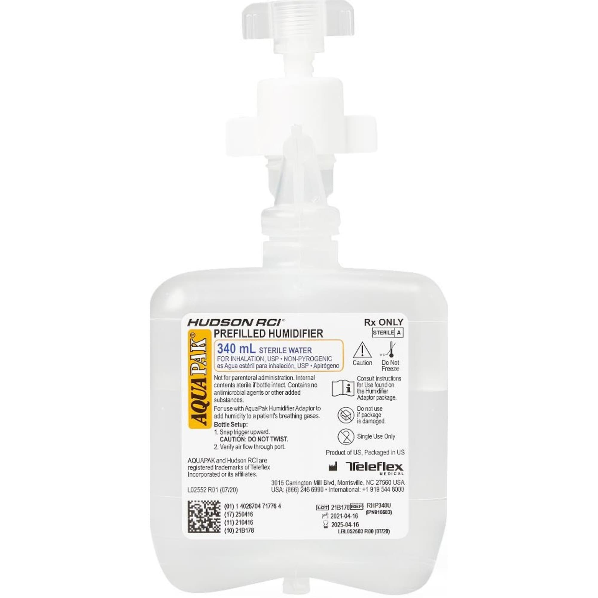 AQUAPAK Sterile Water