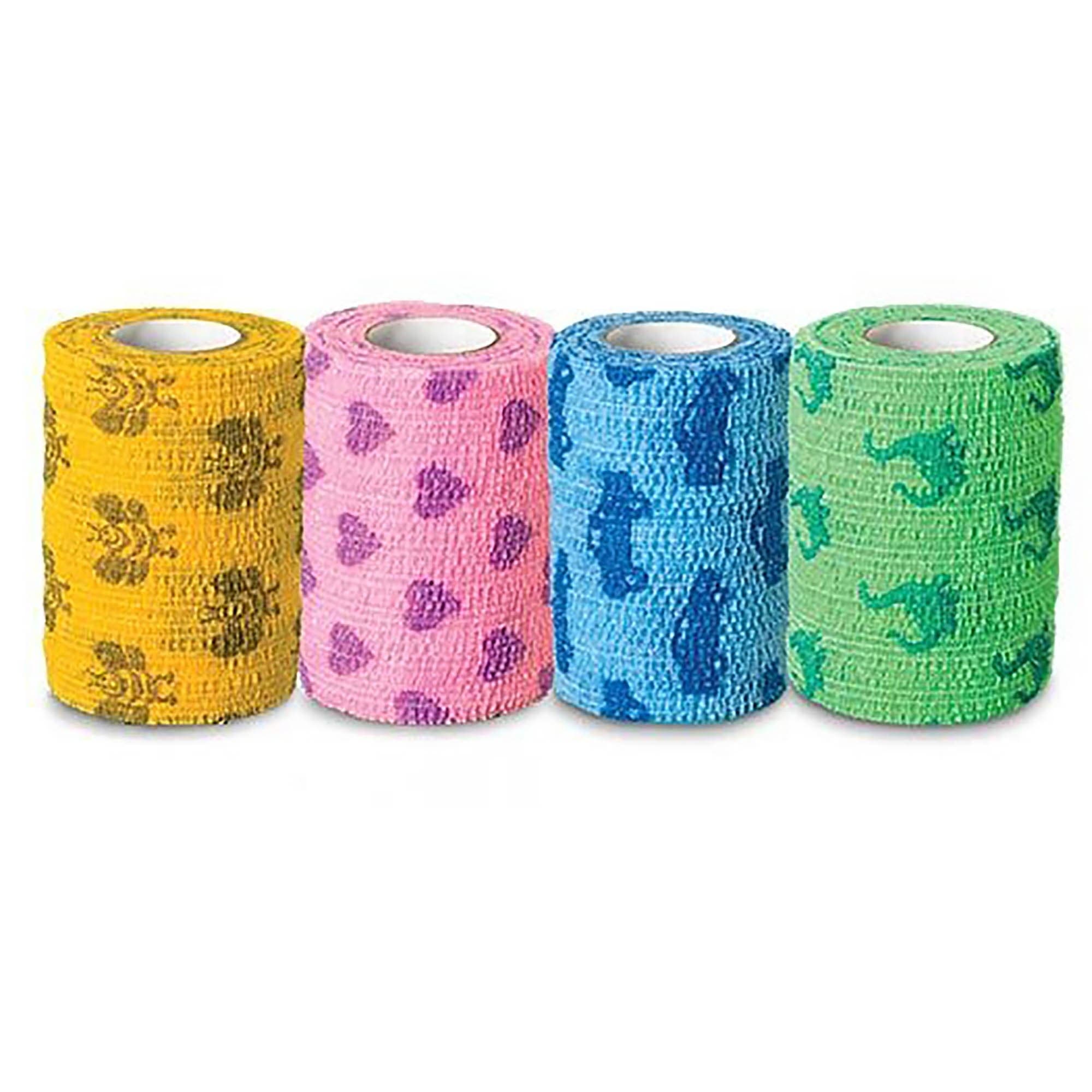 CoFlex NL Cohesive Bandage Kids, Assorted Prints, 2" X 5 yd