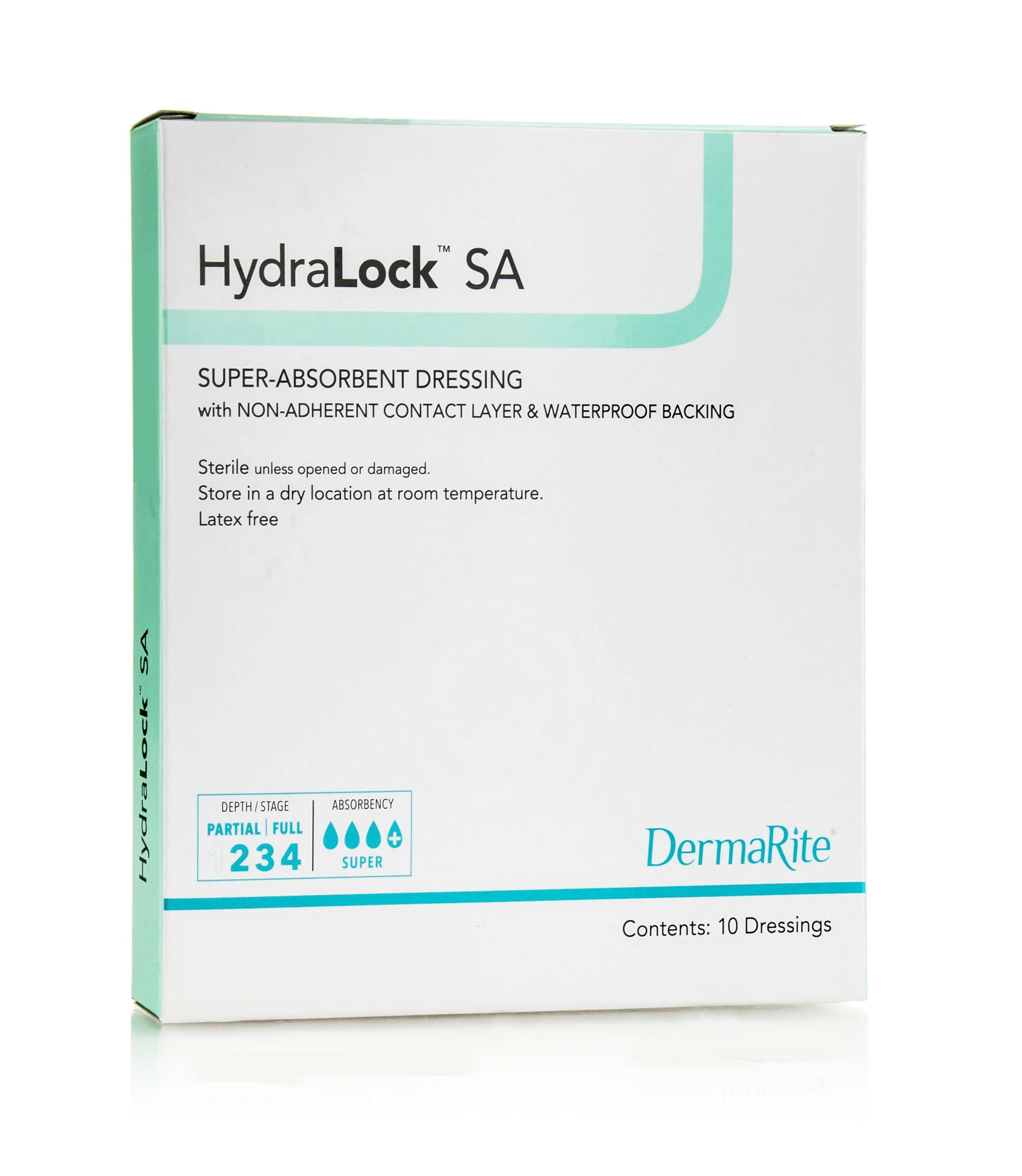 DermaRite HydraLock SA Super Absorbent Dressing