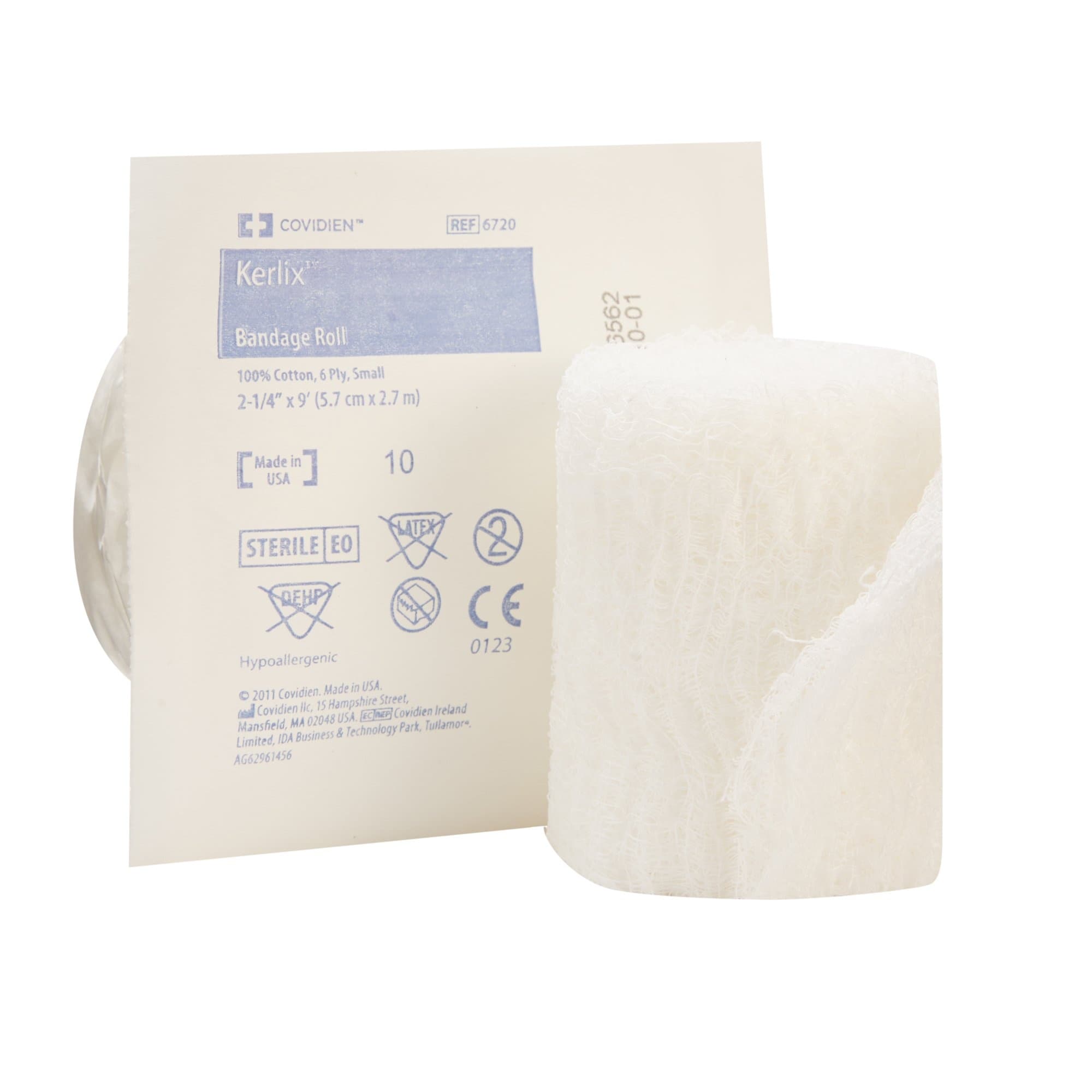 Cardinal Kerlix Sterile Fluff Bandage Roll, 2.25" X 3 yd