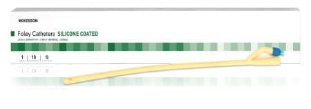 McKesson Silicone Coated Foley Catheter, Standard Tip, 30 cc