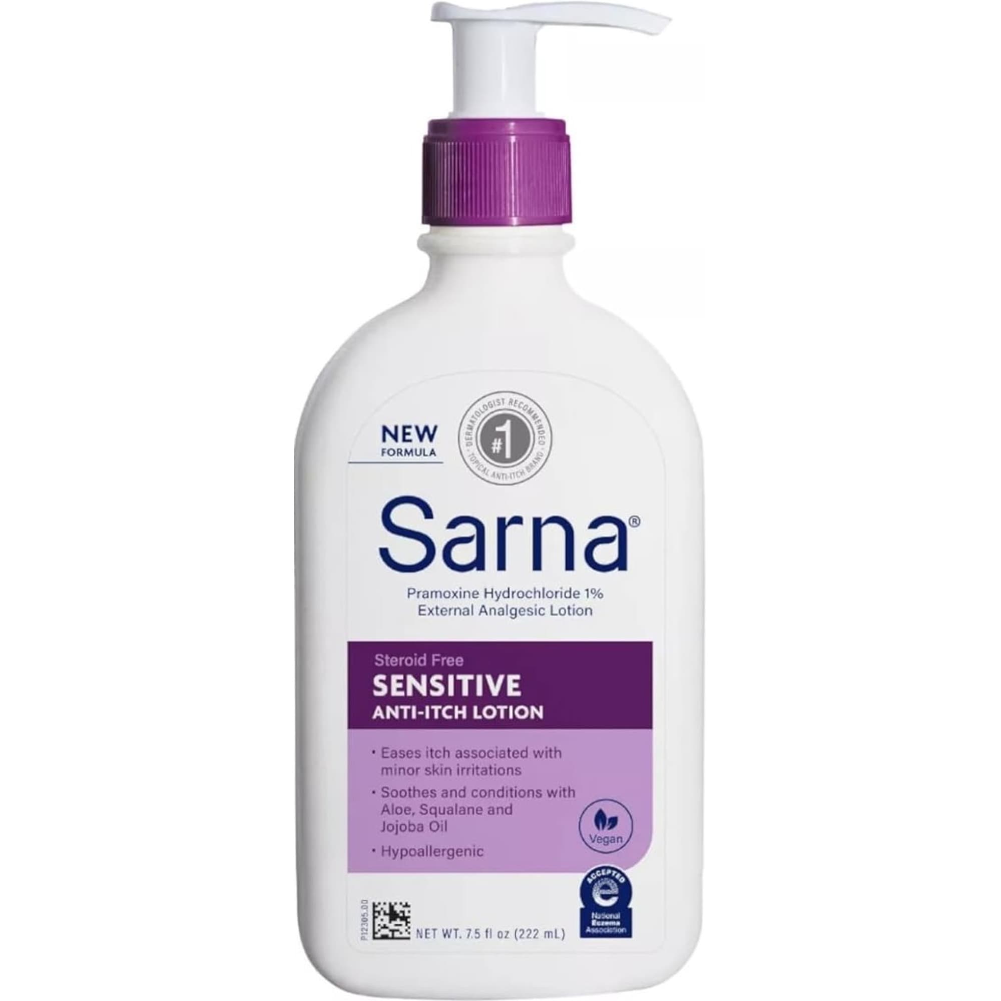 Sarna Sensitive Itch Relief 1% Strength Lotion 7.5 oz.