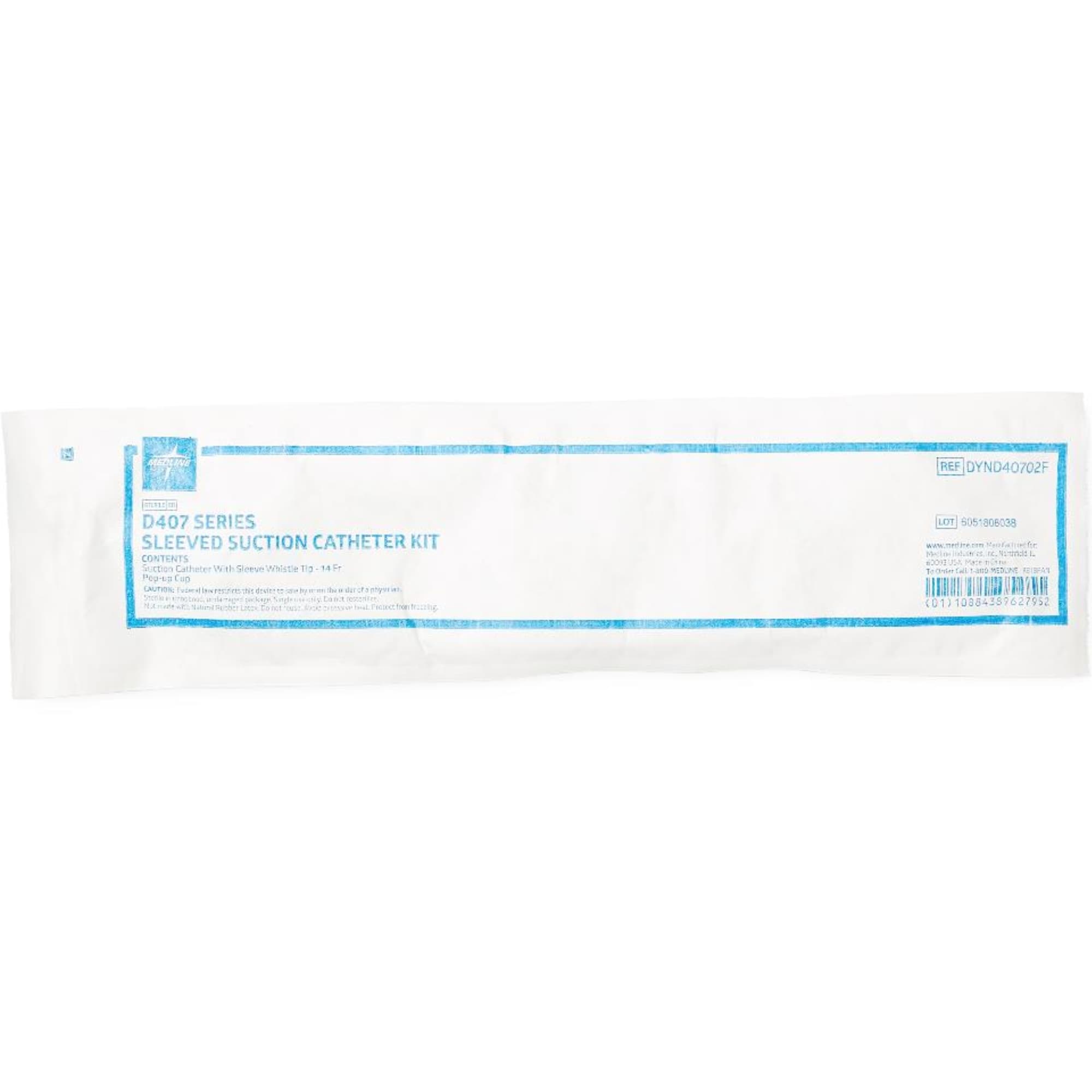 Medline Open-Suction Sleeved Catheters, Whistle Tip