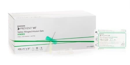 McKesson Prevent HT Safety Winged Infusion Sets, Hinged