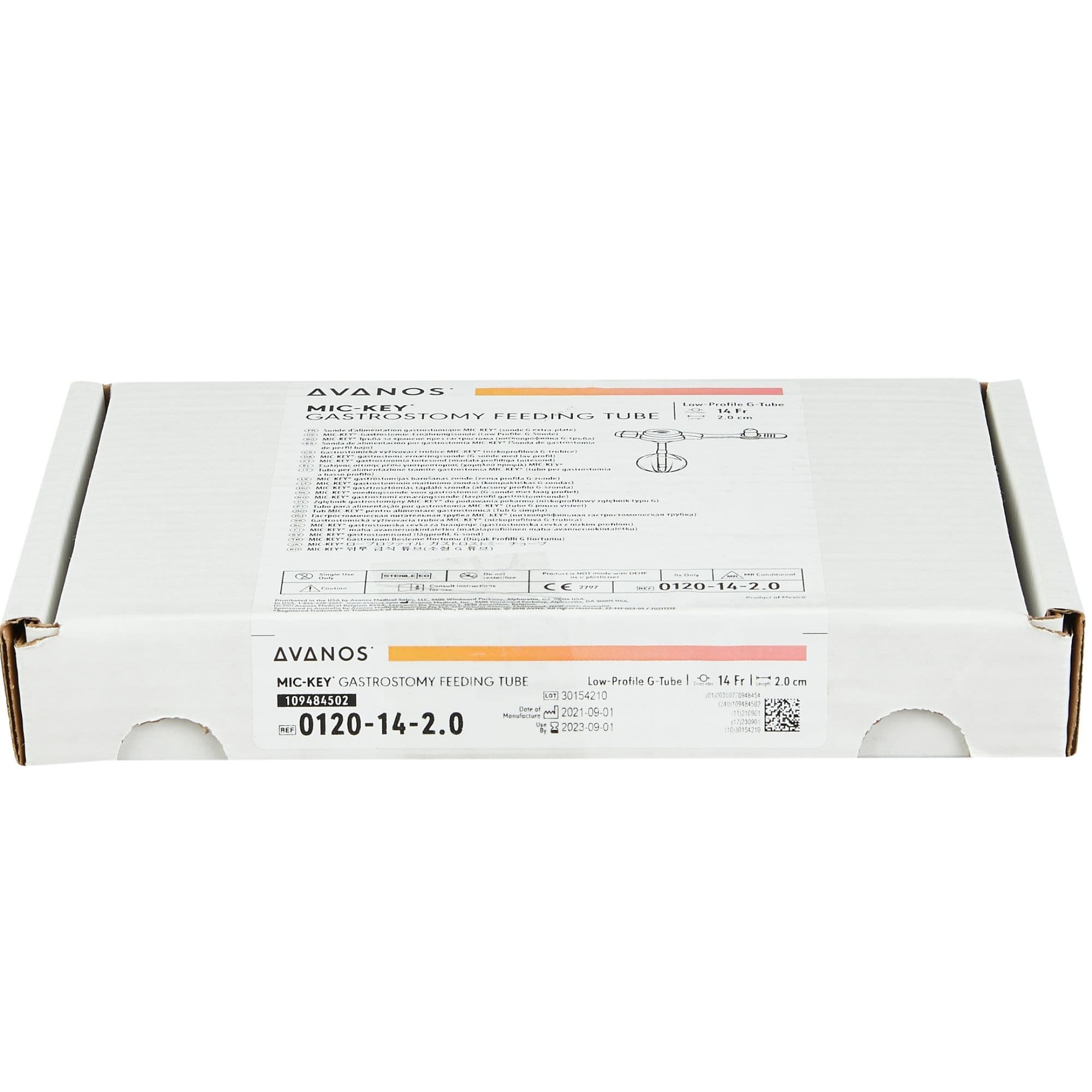 MIC-KEY Low-Profile Gastrostomy Feeding Tube Kit, 14 Fr., 2.0 cm Tube