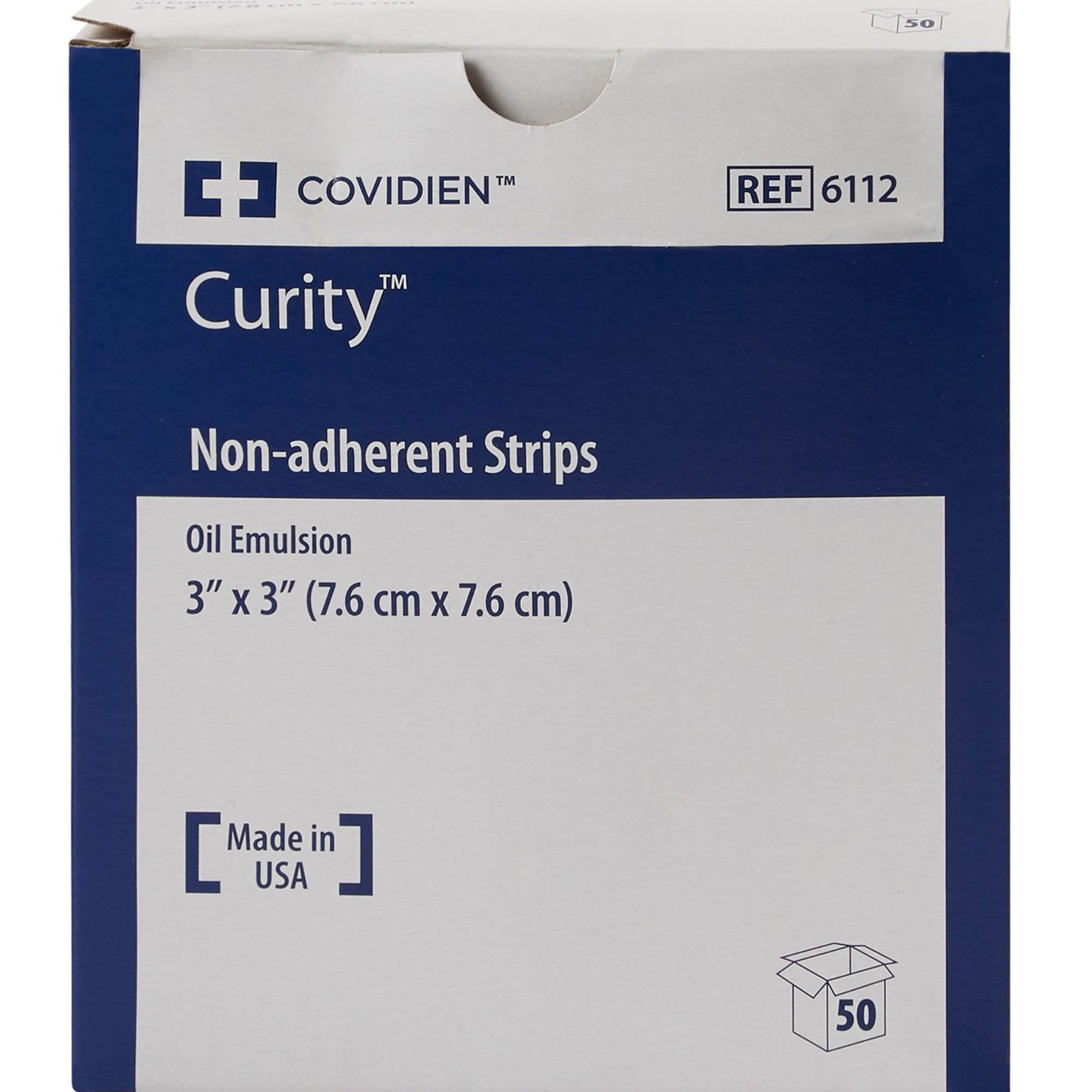 Curity Non-Adherent Oil Emulsion Strips