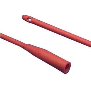 Cardinal Health Dover Robinson Rubber Urethral Catheter, Smooth Rounded Tip, 16"