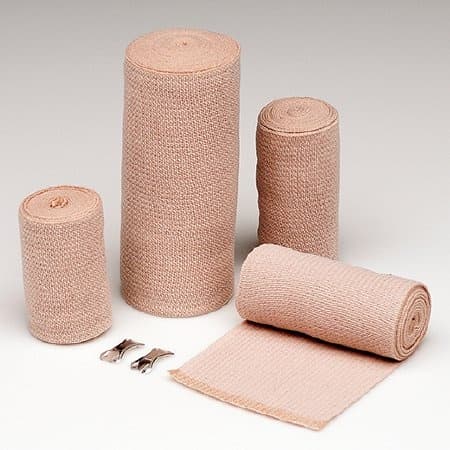 REB Double Length Standard Compression Elastic Bandage, 6" X 10 Yds.