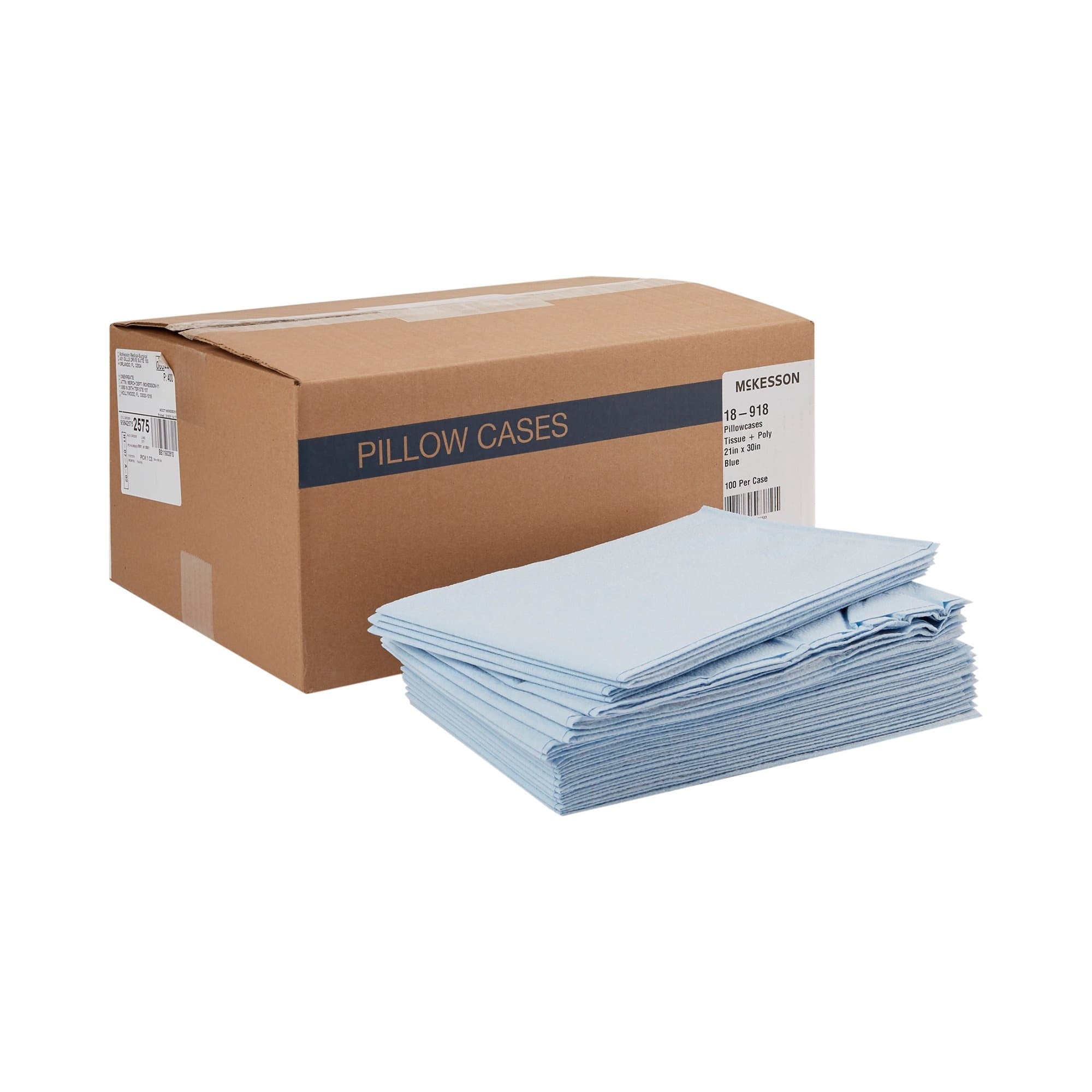 McKesson Disposable Tissue/Poly Pillowcase