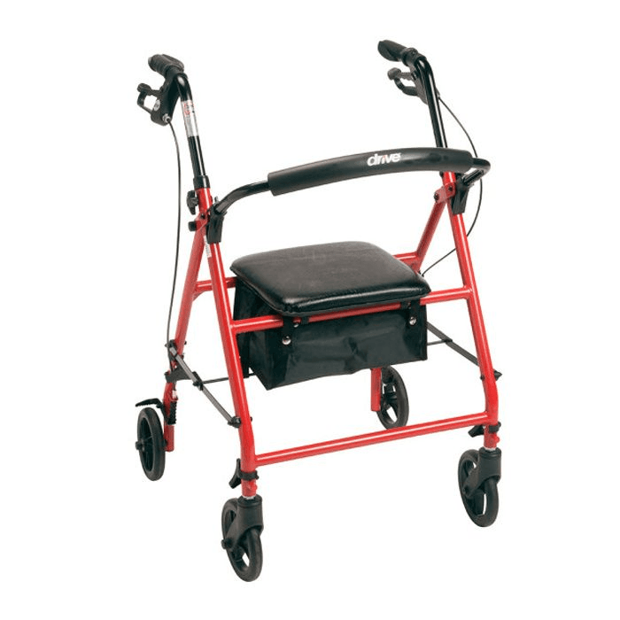 Drive Steel Rollator, 6” Wheels, Knockdown