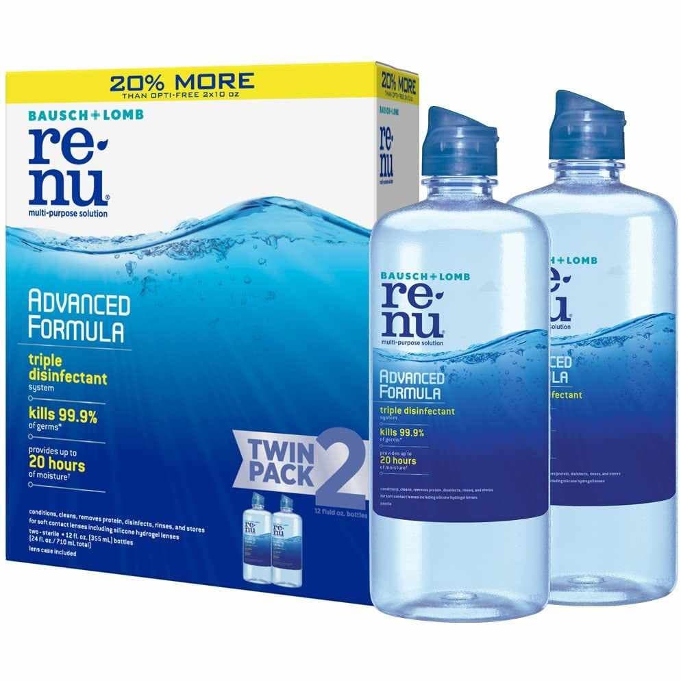 Renu Advanced Formula Multi-Purpose Contact Lens Solution, 12 oz.