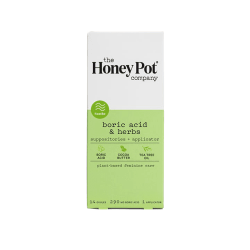 The Honey Pot Boric Acid & Herbs Suppositories
