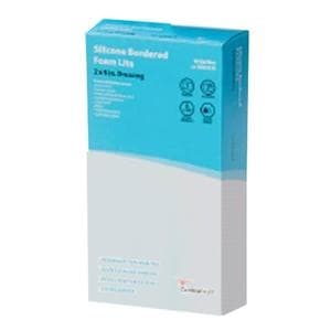Cardinal Health Kendall Silicone Bordered Lite Foam Dressing, 2 X 5"
