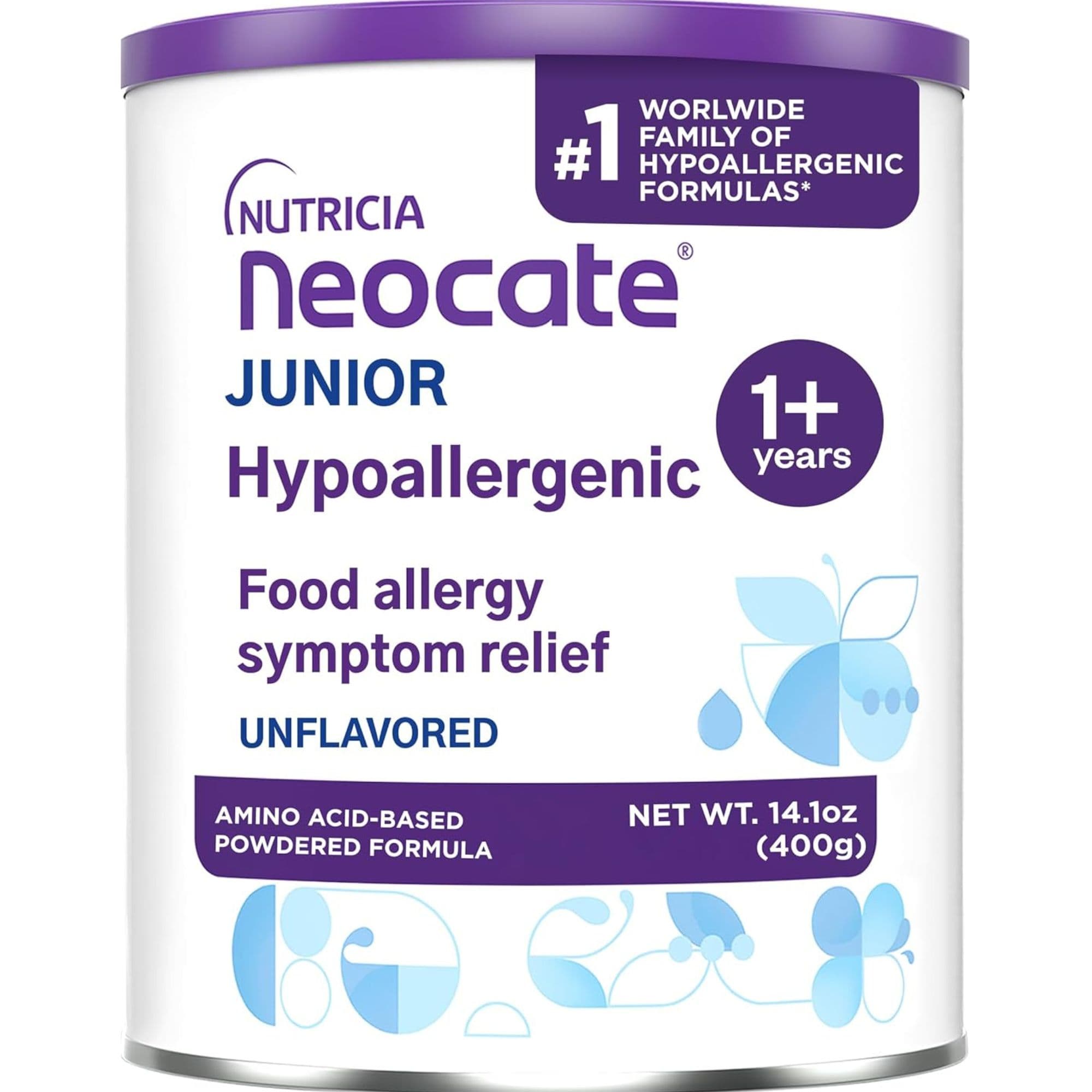 Neocate Junior Amino-Acid Based Nutritionally Complete Powdered Formula without Prebiotics, Unflavored, 14.1 oz.
