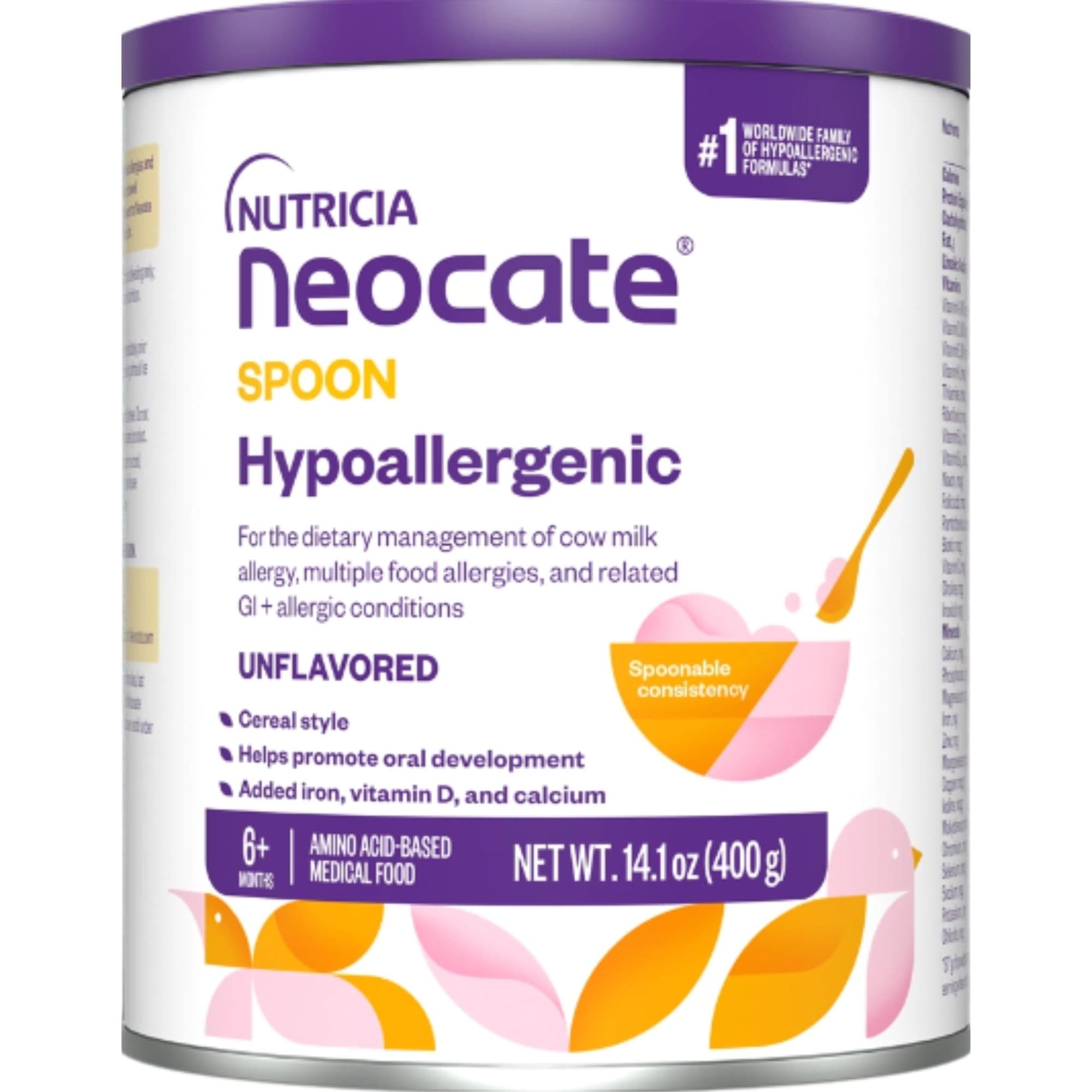 Neocate Spoon Hypoallergenic Amino Acid Based Solid Food