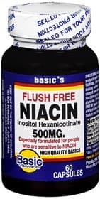Basic's Flush Free Niacin, 60 Capsules