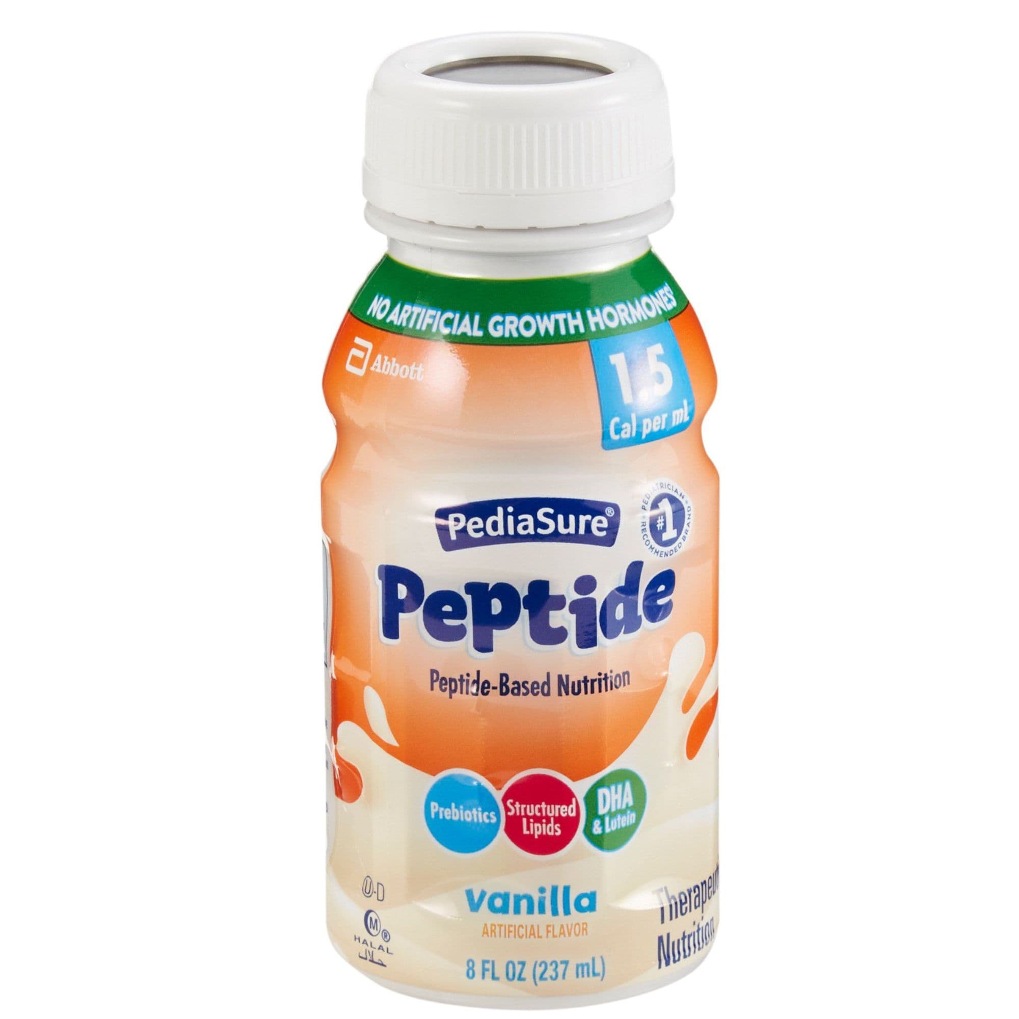 PediaSure Peptide 1.5 Peptide-Based Nutrition Oral Supplement & Tube Feeding Formula, Vanilla, 8 oz.