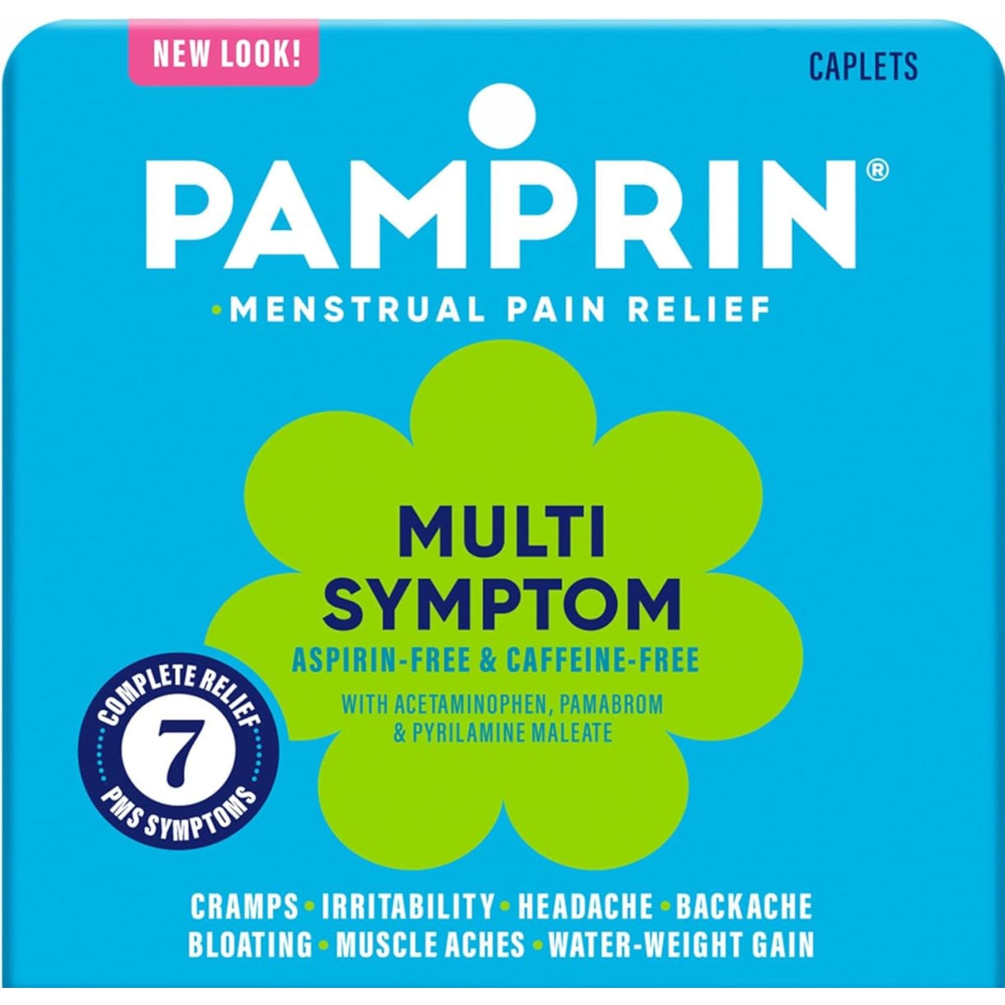 Pamprin Multi-Symptom Menstrual Pain Relief, Maximum Strength