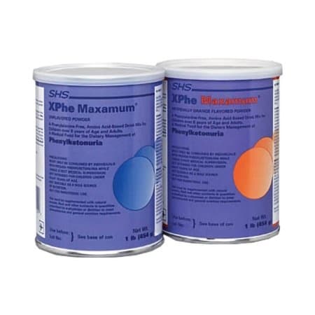 Nutricia XPhe Maxamum PKU Oral Supplement, Unflavored, Powder, 1 lb.