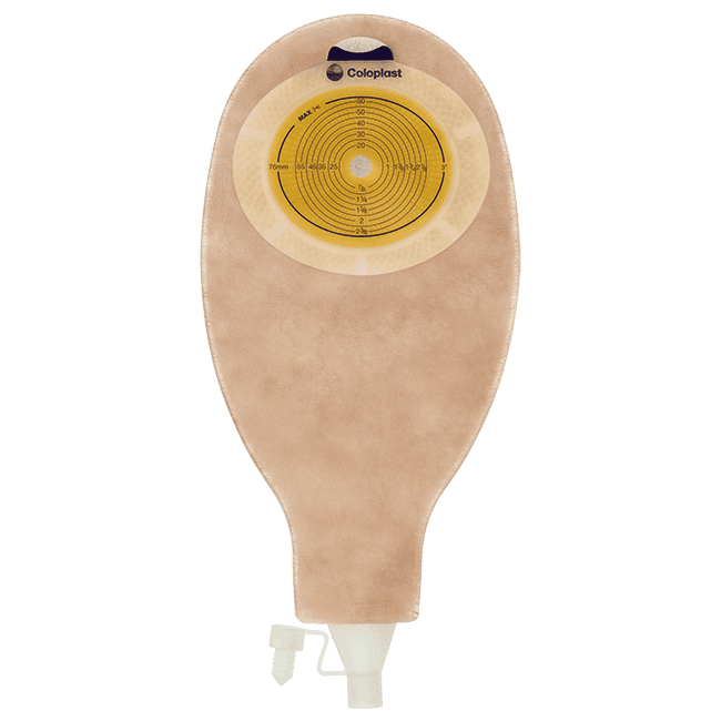 Coloplast SenSura 1-Piece Ostomy Bag with Soft Outlet & Window, Drainable, Cut-to-fit, 12.5", 3/8-3" Stoma