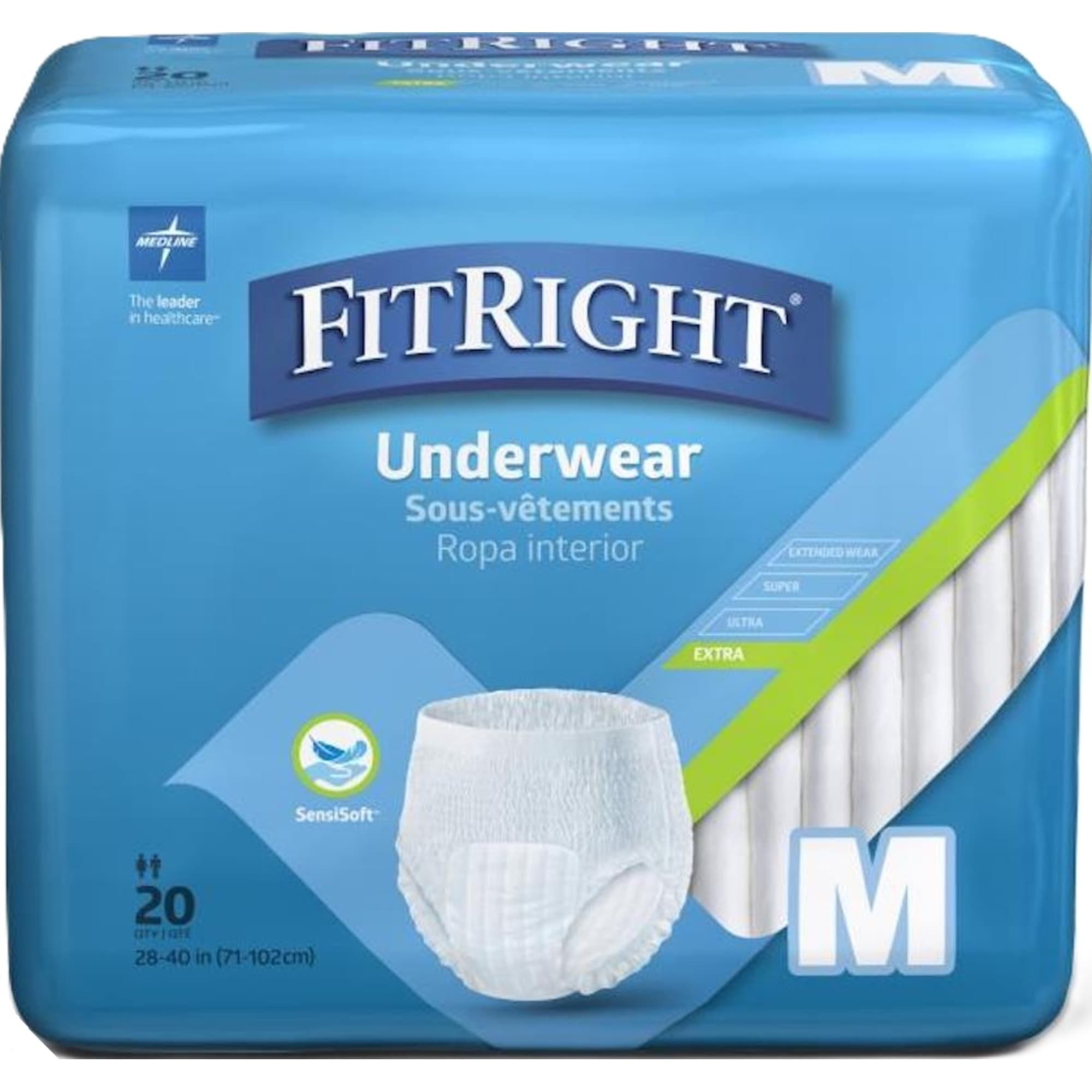 FitRight Extra Protective Pull-Up Underwear, Moderate Absorbency