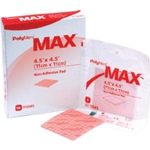 PolyMem Max Foam Non-Adhesive Pad Wound Dressing, Sterile, 8 X 8"